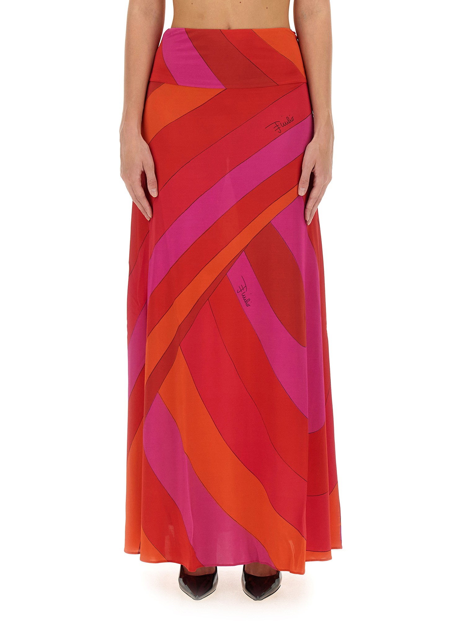 pucci pucci long skirt