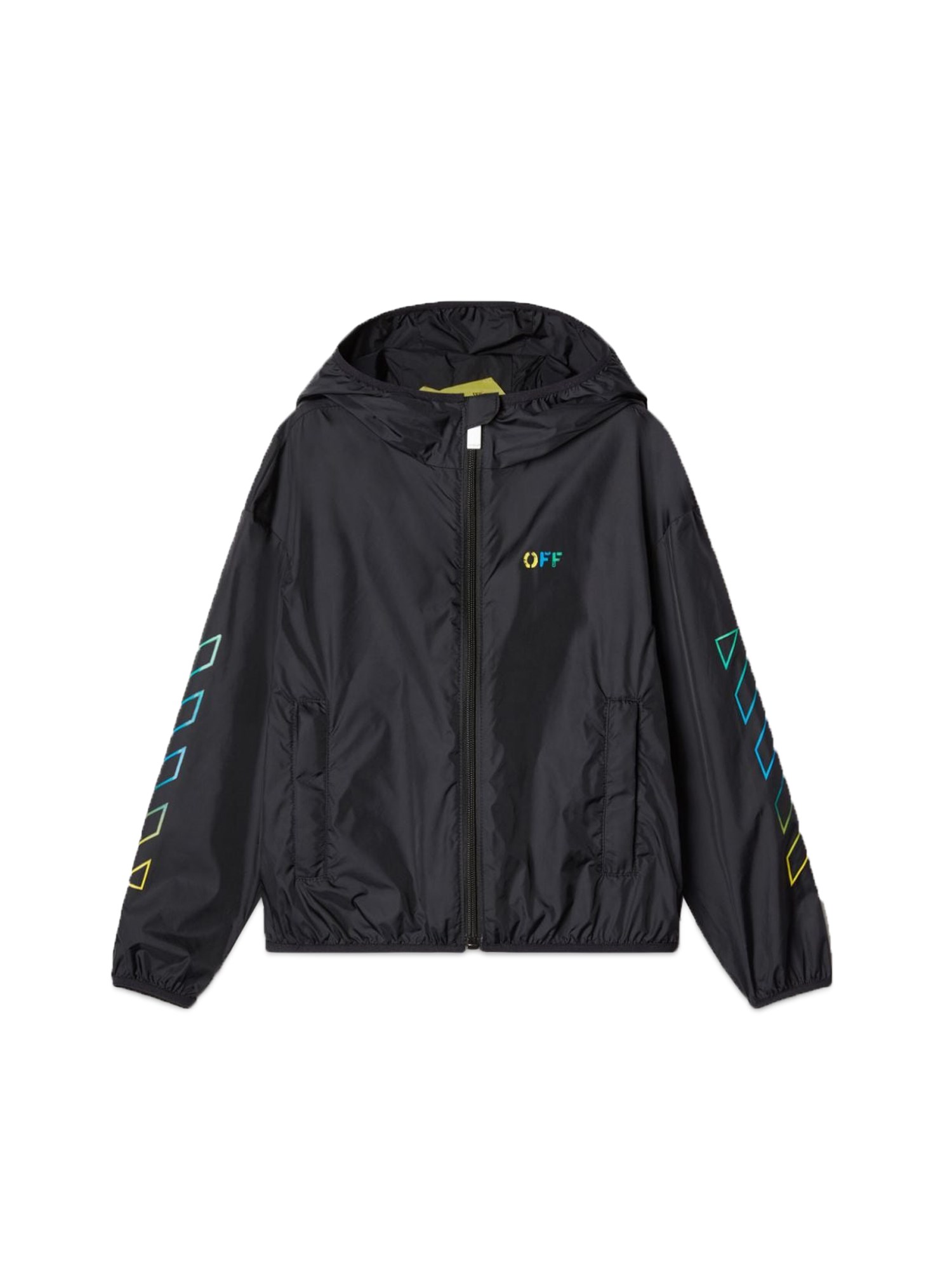 OFF-WHITE off-white arrow rainbow windbreaker