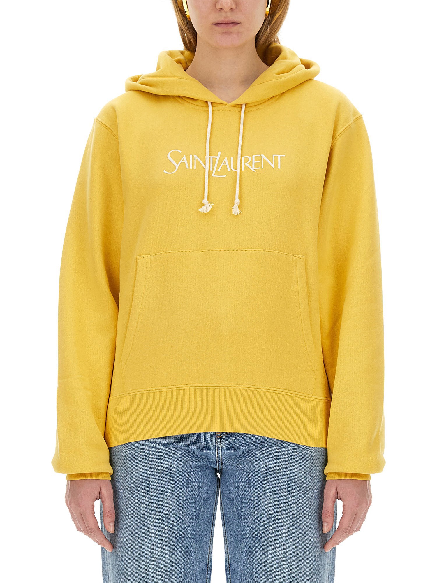 Saint Laurent saint laurent sweatshirt with logo