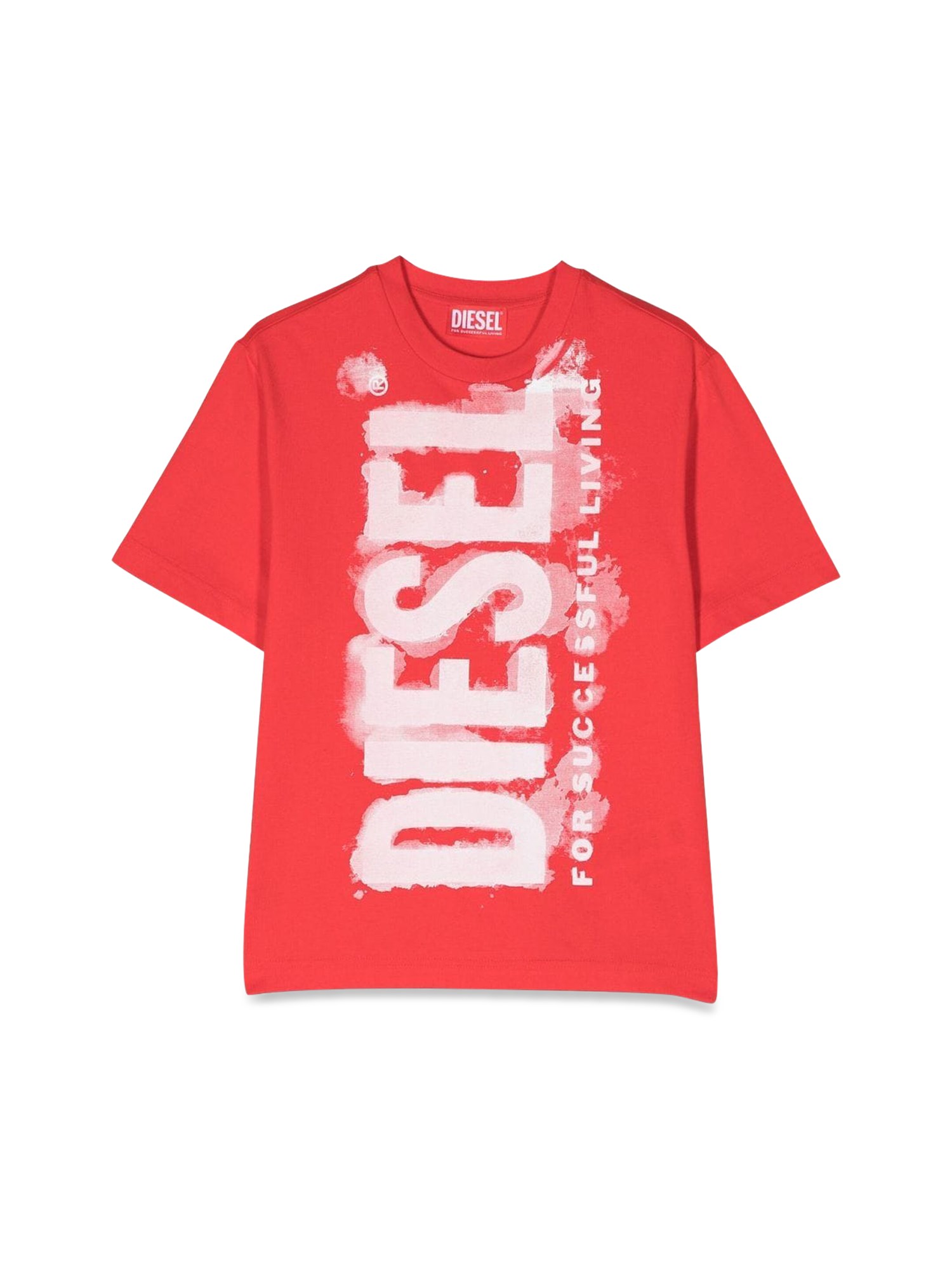 diesel kids diesel kids mc vertical logo t-shirt