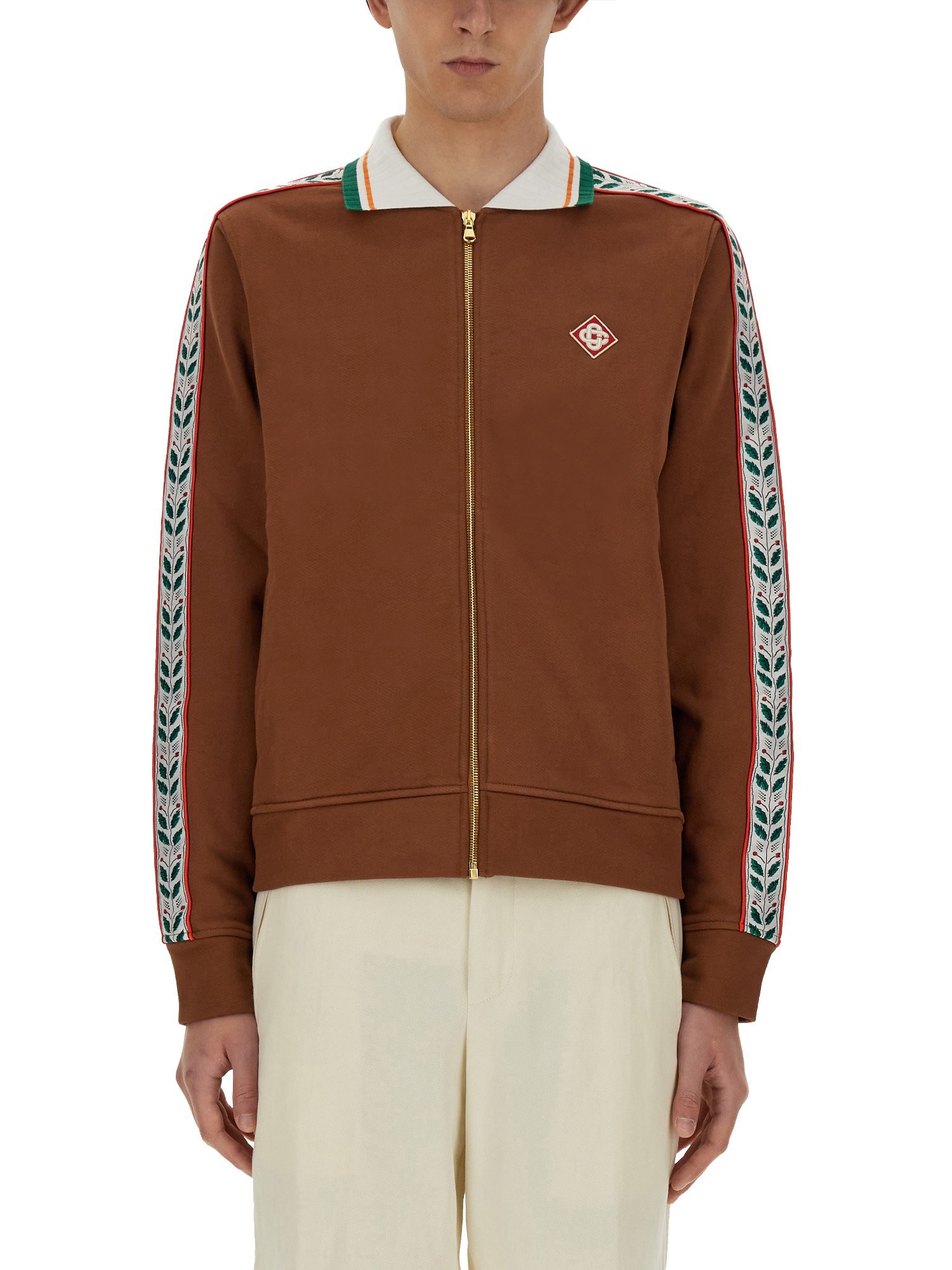 Casablanca casablanca zip sweatshirt.