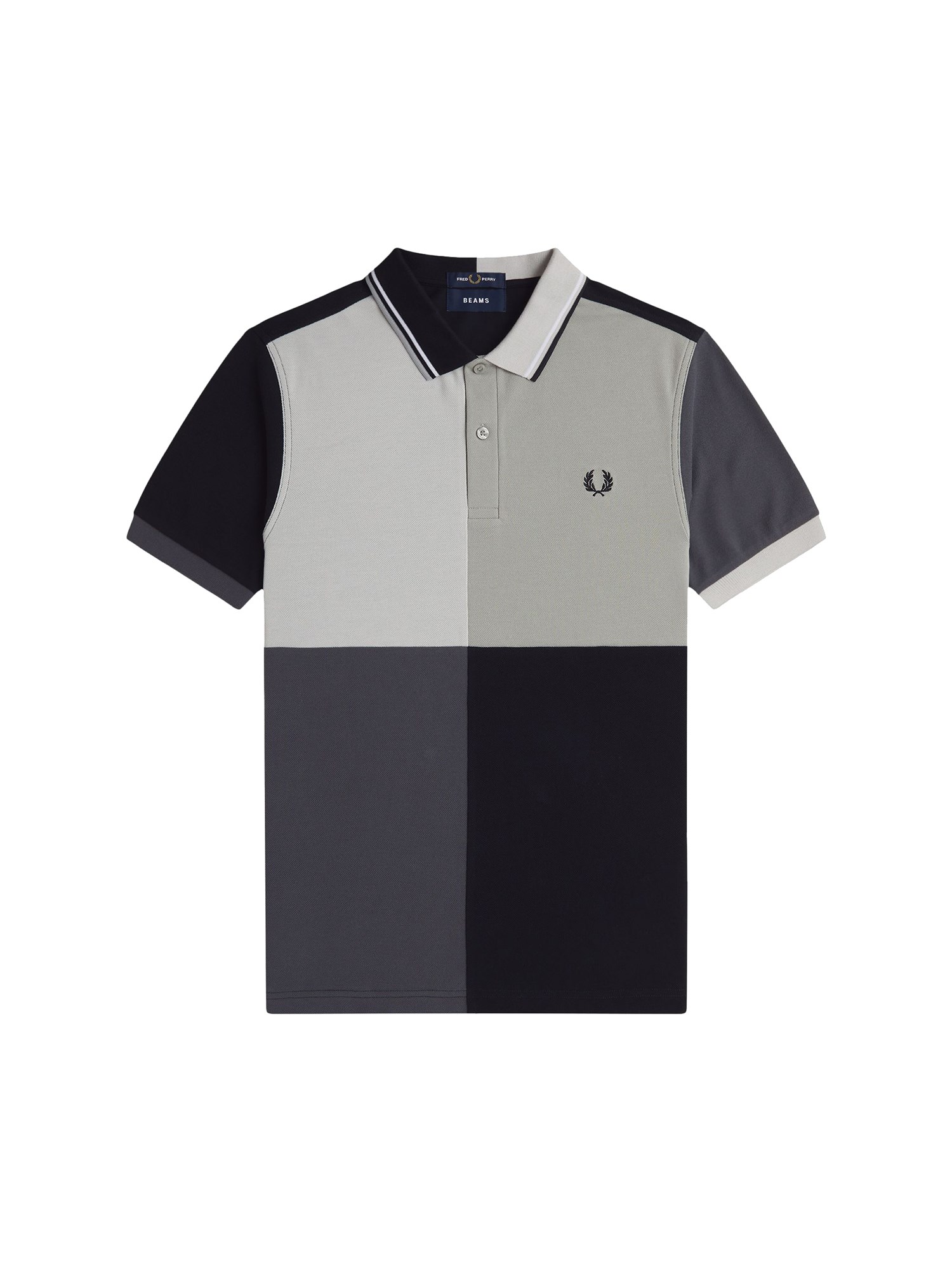  fred perry x beams polo with logo