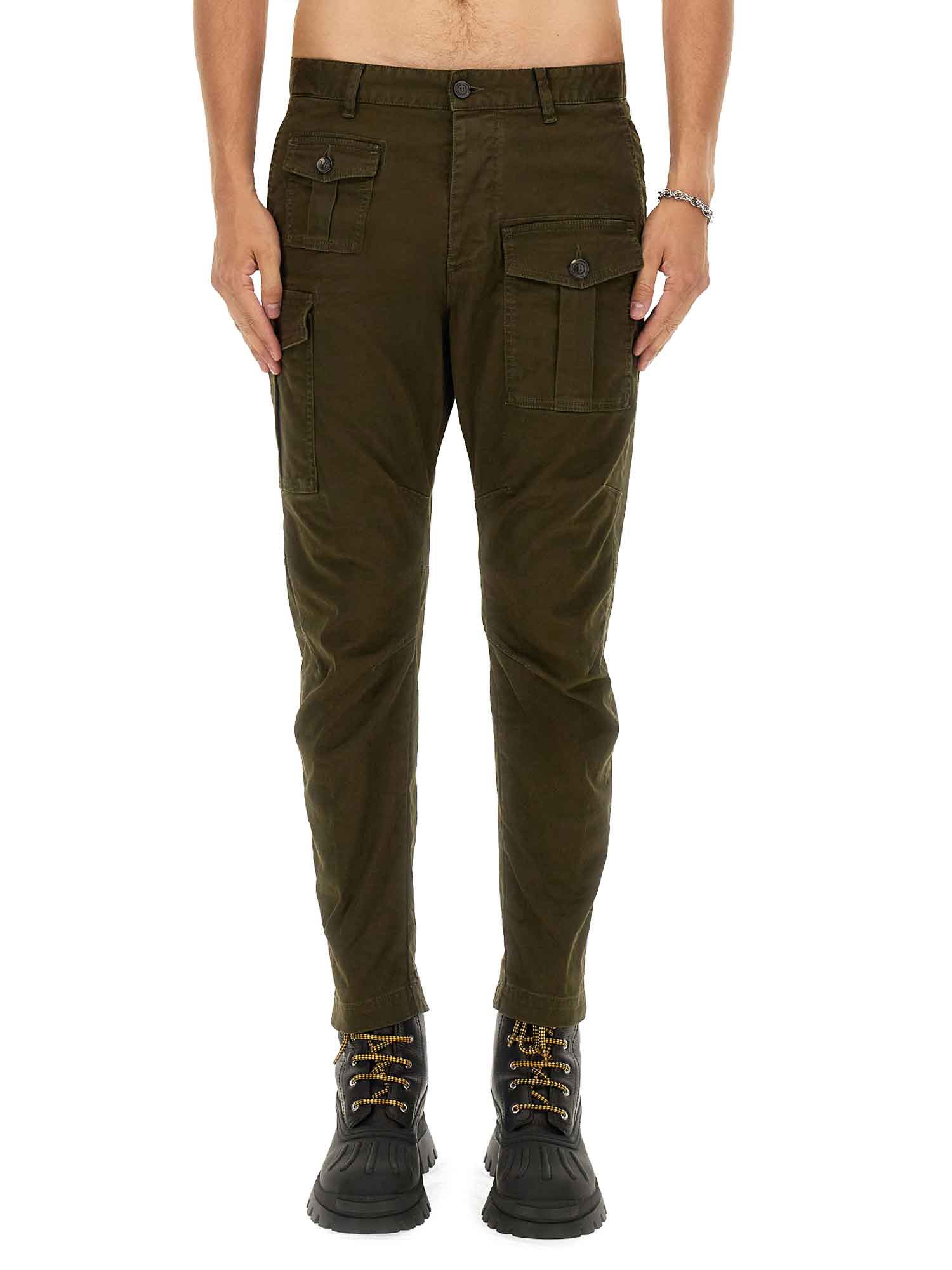 dsquared dsquared cotton pants