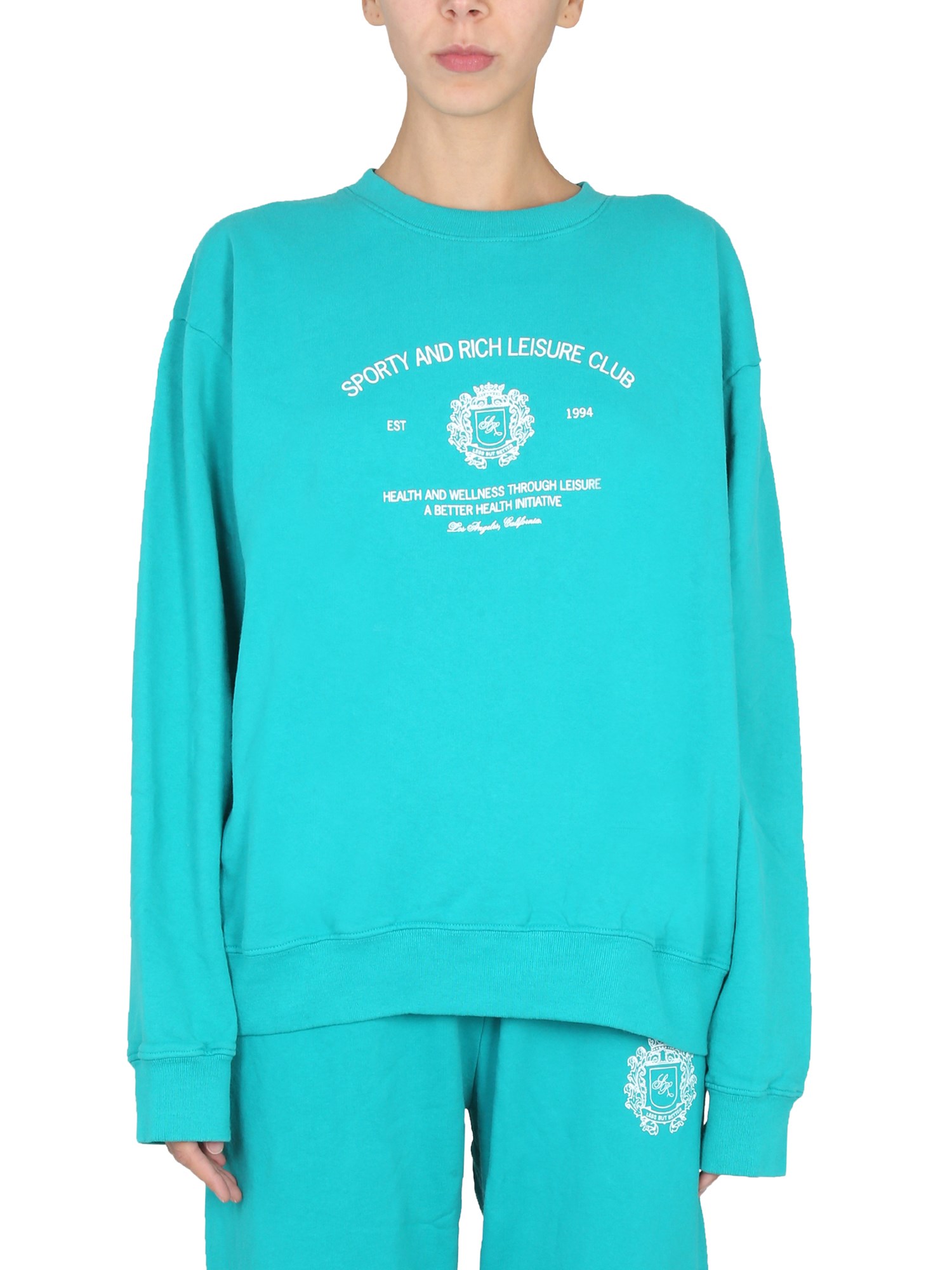 Sporty & Rich sporty & rich sweatshirt with logo