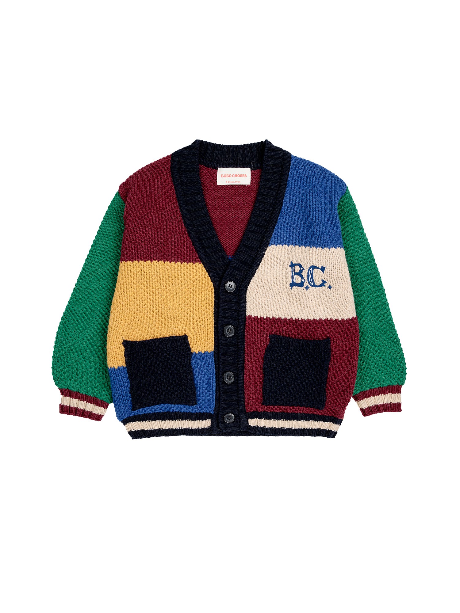 Bobo Choses bobo choses b. c vintage color block cardigan