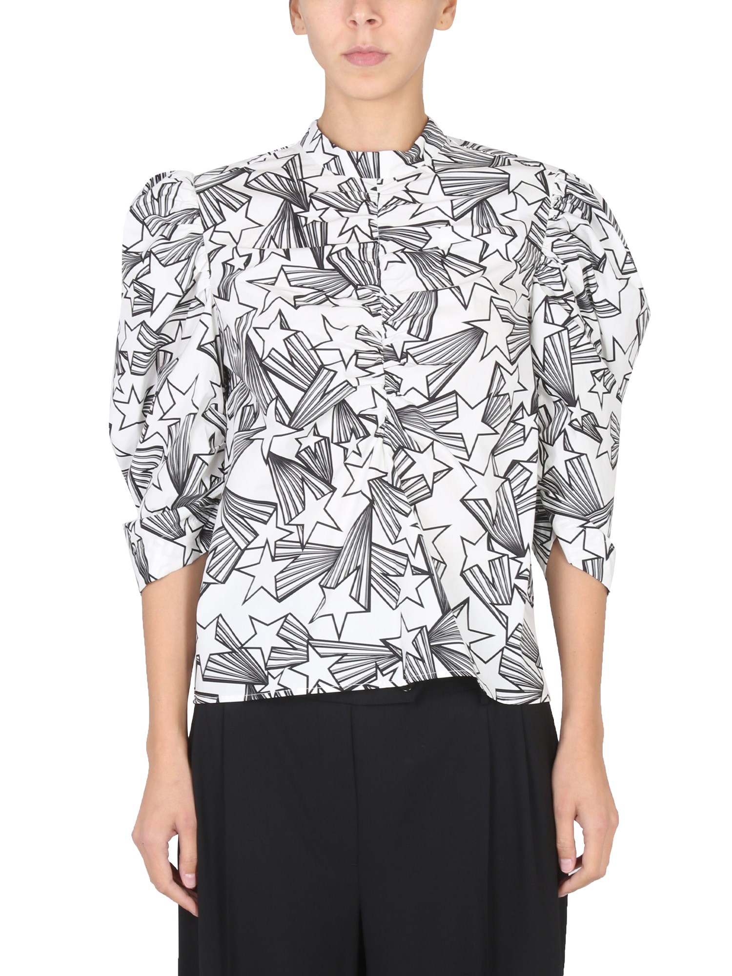 Msgm msgm cotton poplin shirt