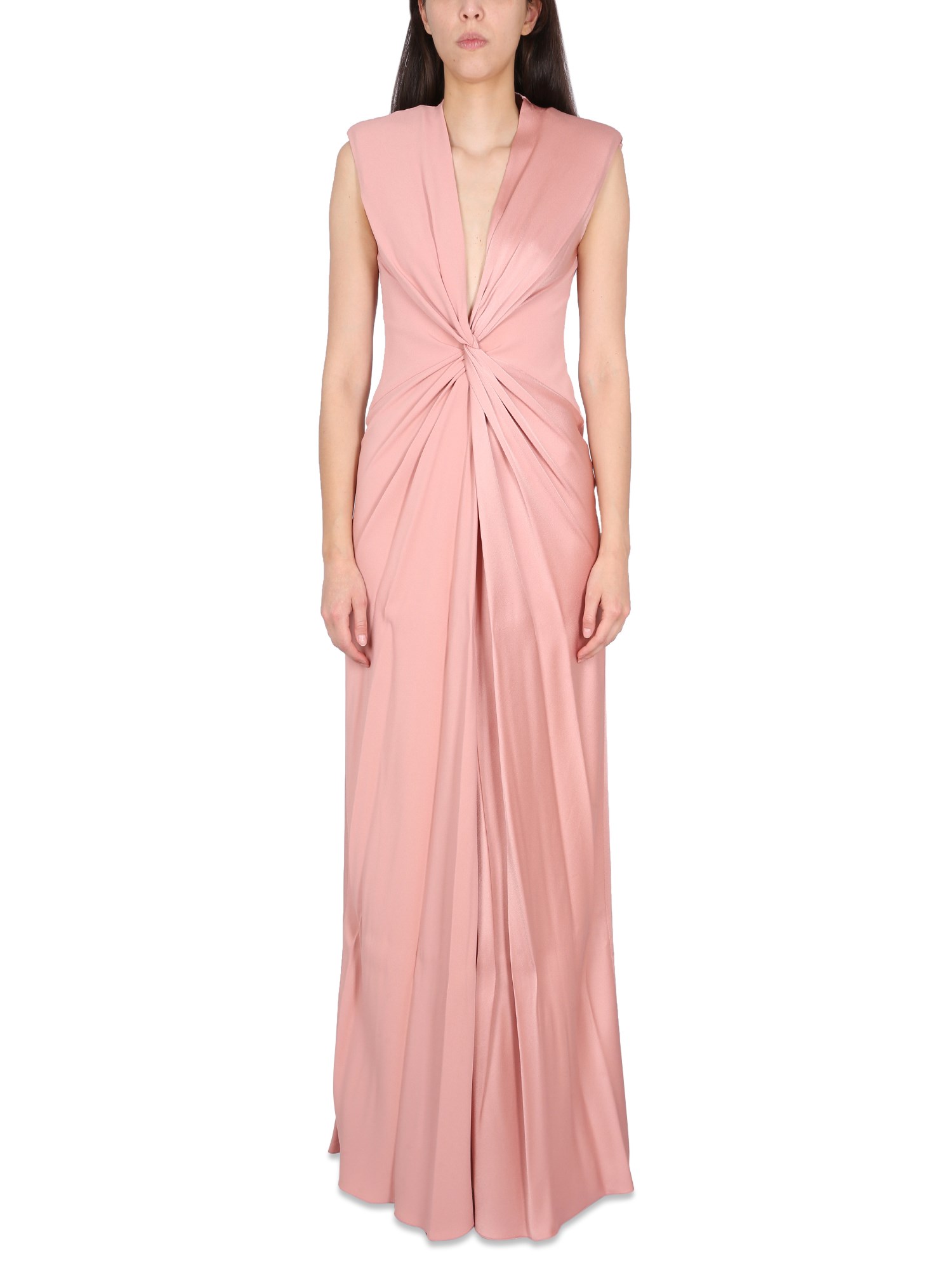 Max Mara max mara draped dress in envers satin