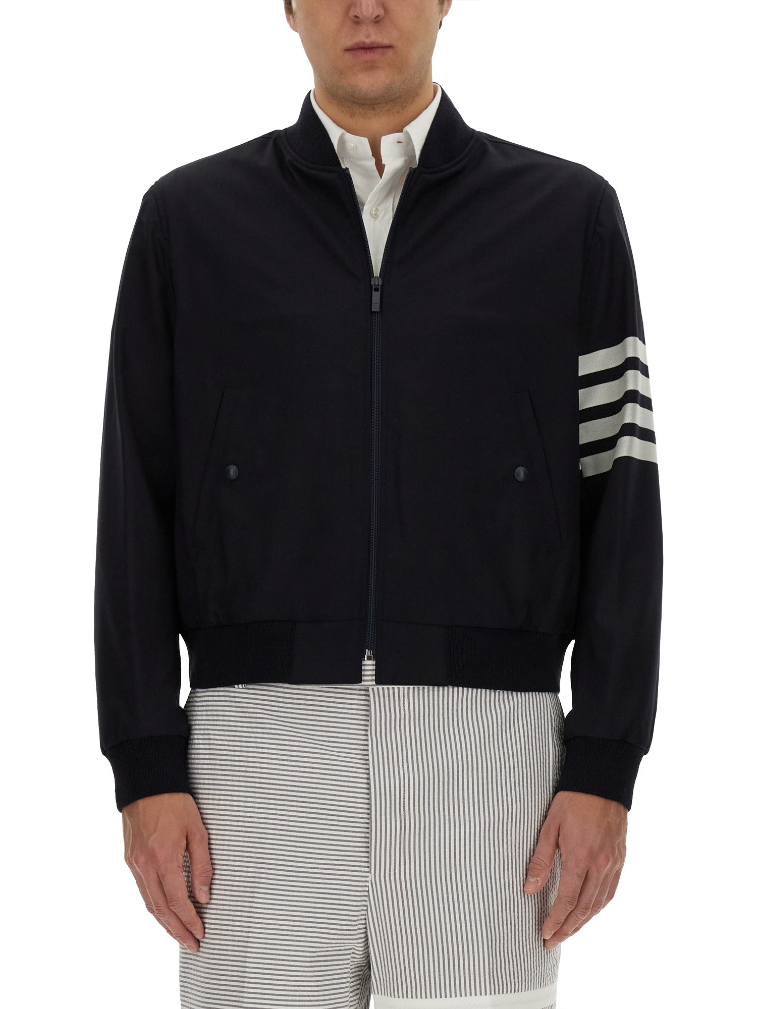 Thom Browne thom browne wool bomber.