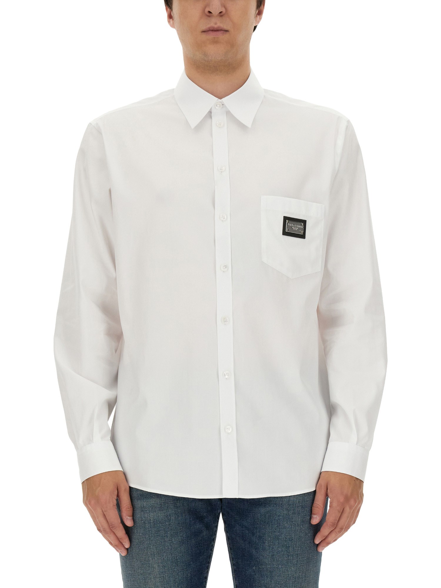 Dolce & Gabbana dolce & gabbana shirt with logo plaque