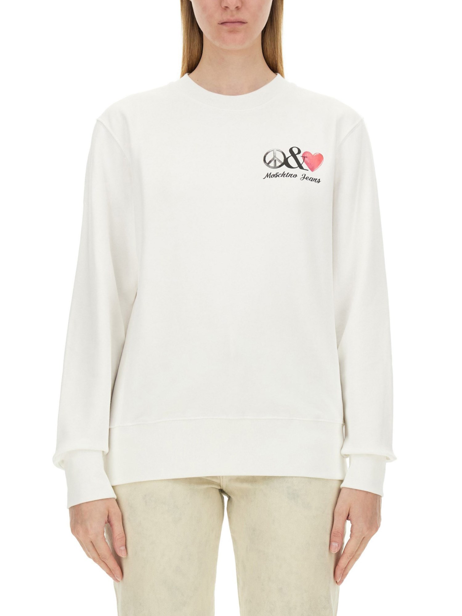 Moschino Jeans moschino jeans sweatshirt with logo