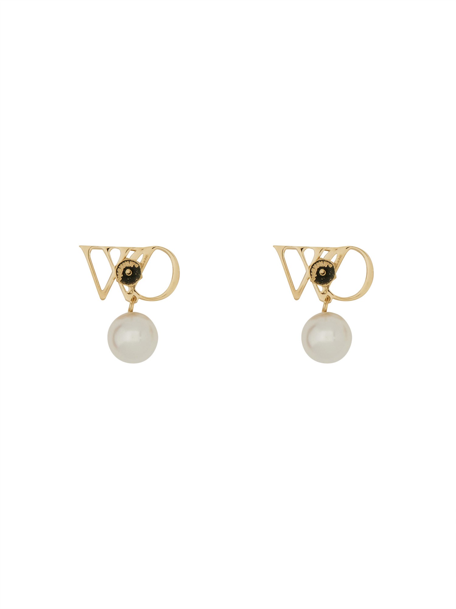 OFF-WHITE off-white logo earrings