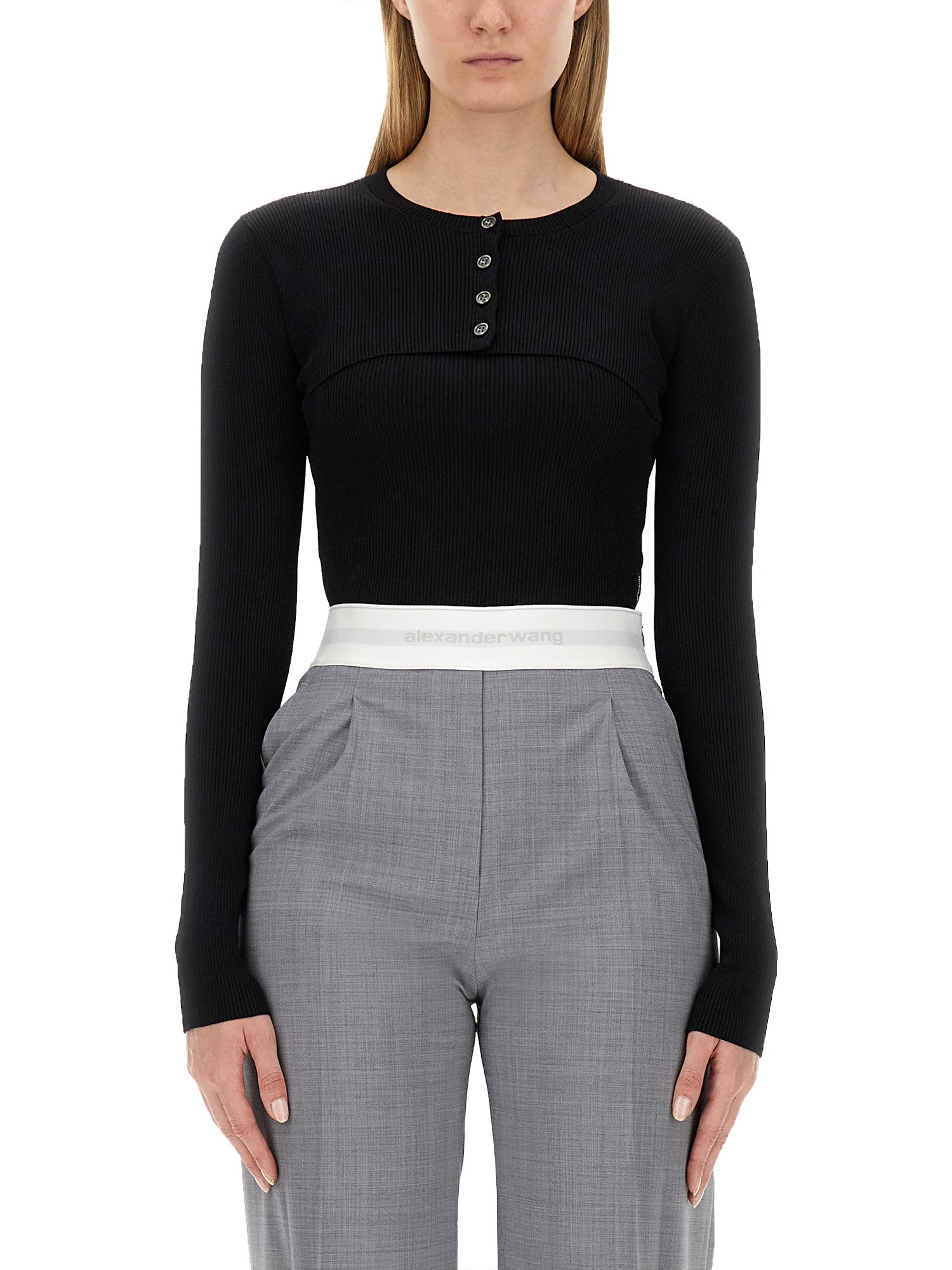 Alexander Wang alexander wang cropped sweater