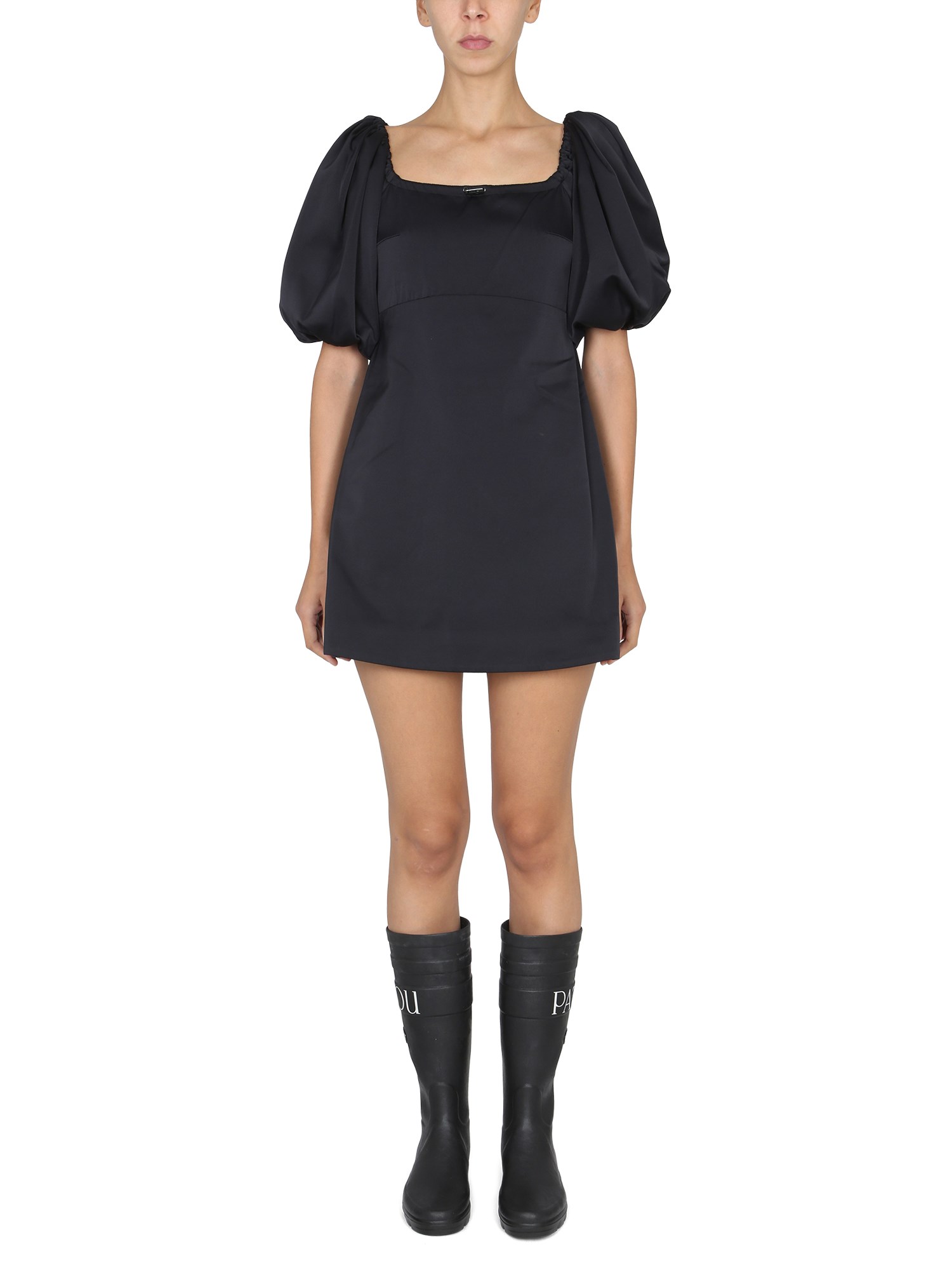 Patou patou mini dress with balloon sleeves