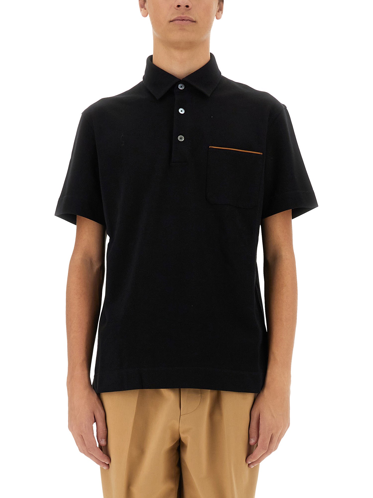 zegna zegna cotton polo