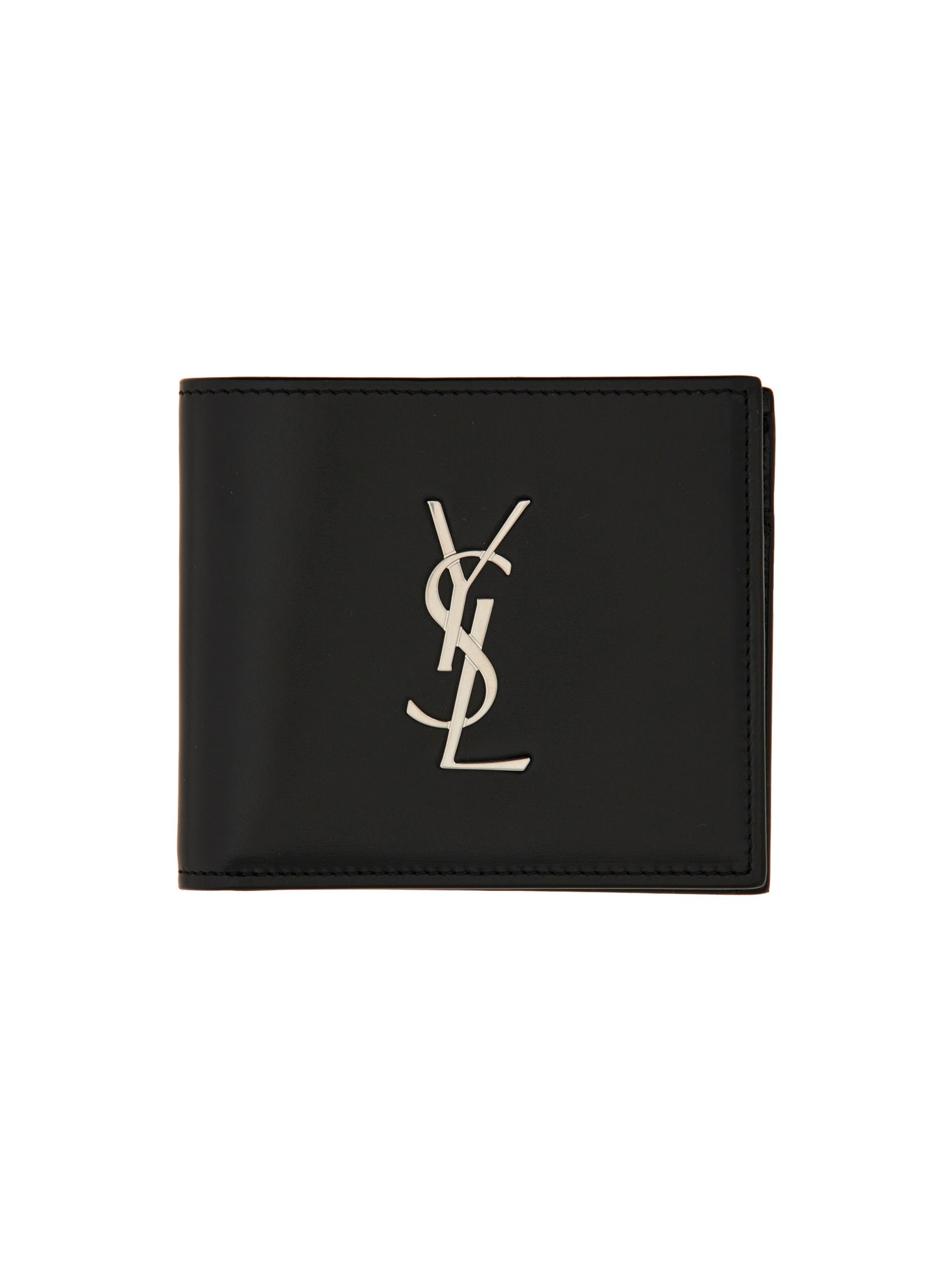 Saint Laurent saint laurent "cassandre east/west" leather wallet