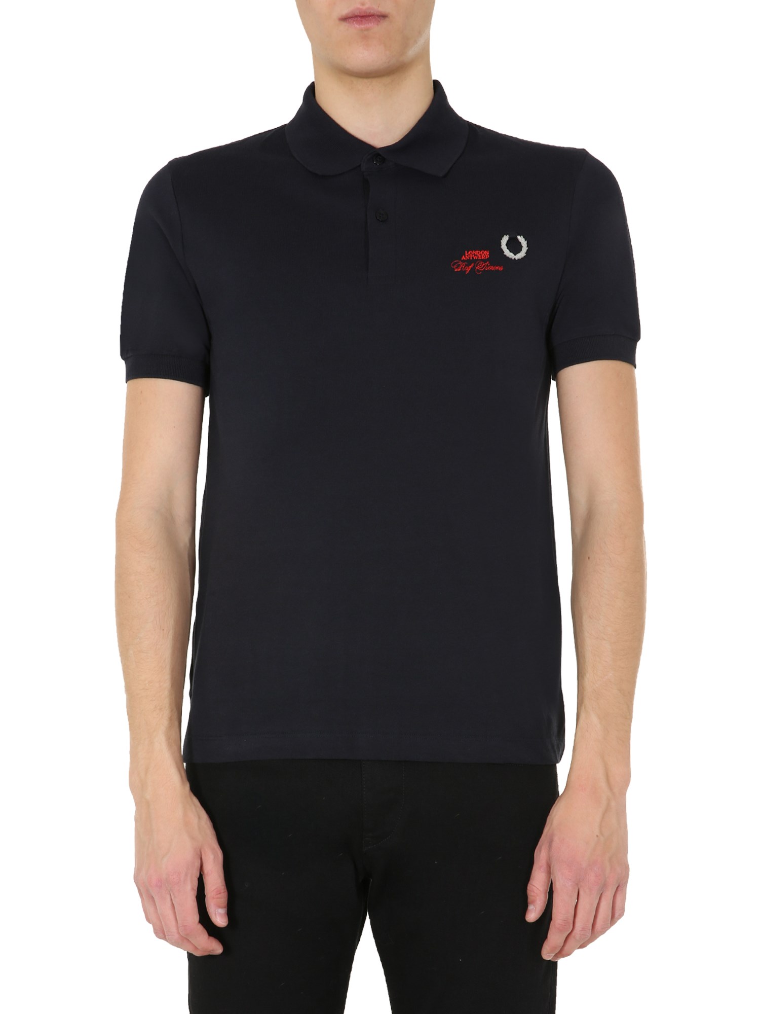 fred perry x raf simons fred perry x raf simons slim fit polo
