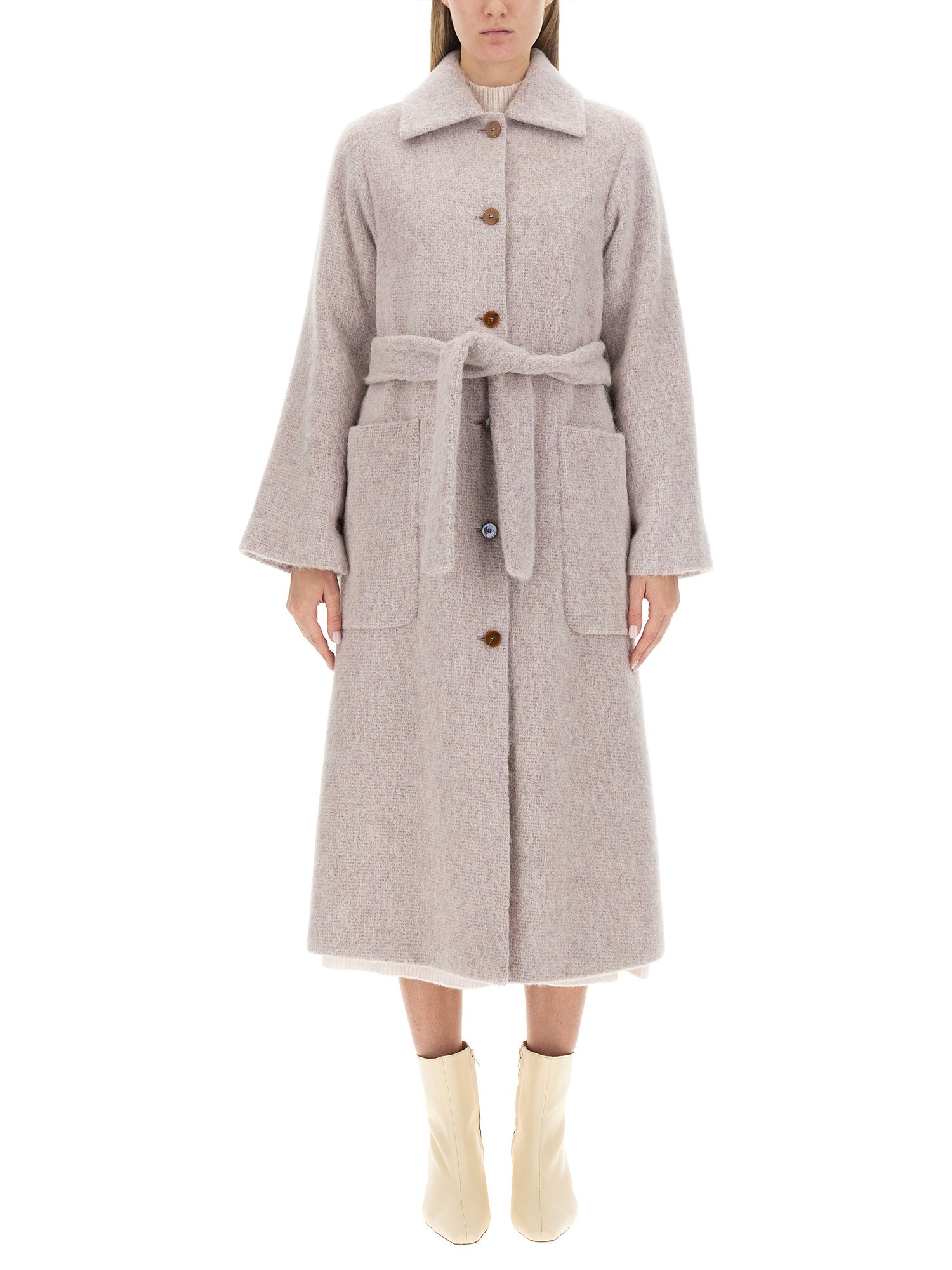 Alysi alysi belted coat