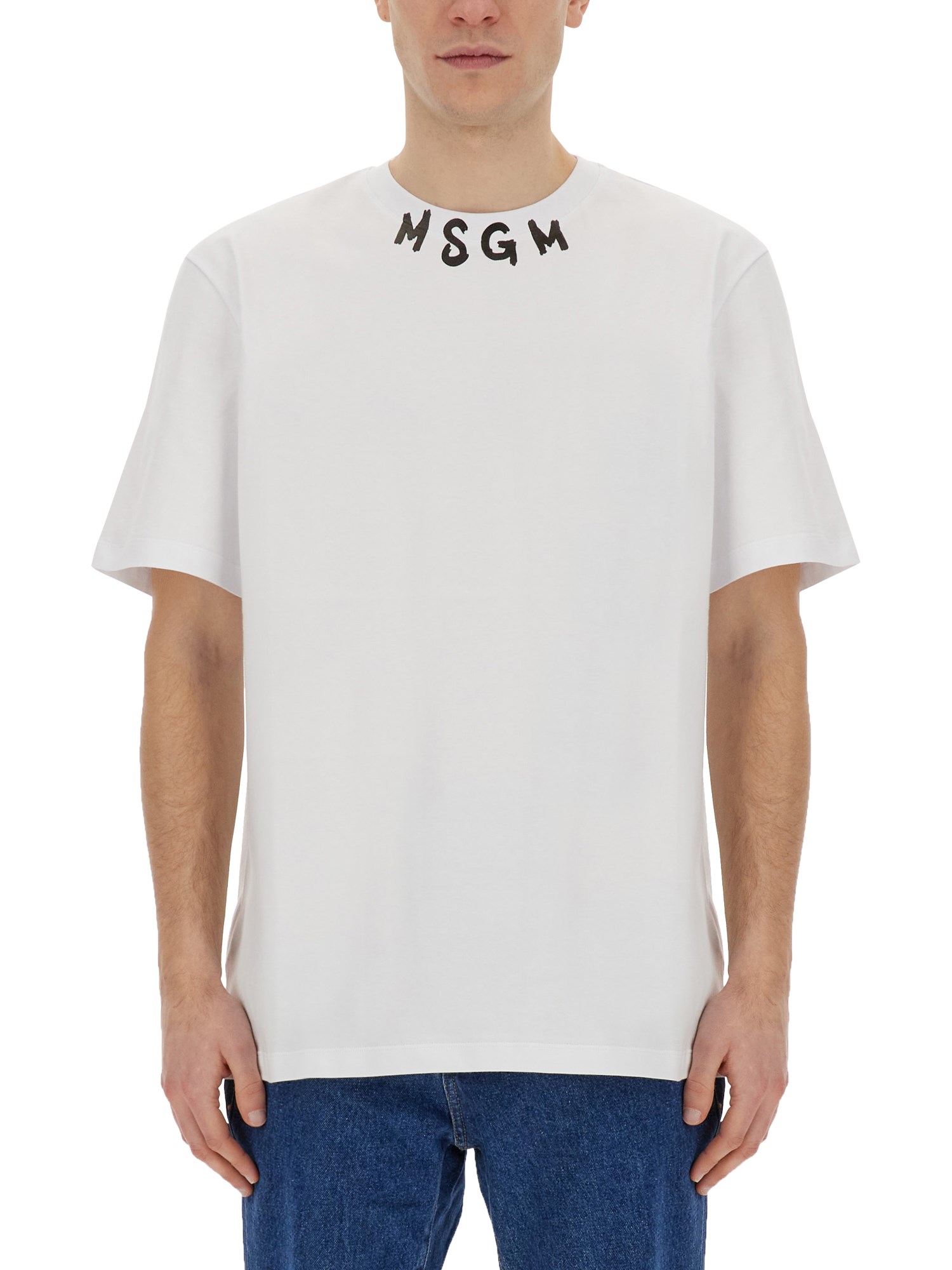 Msgm msgm t-shirt with logo