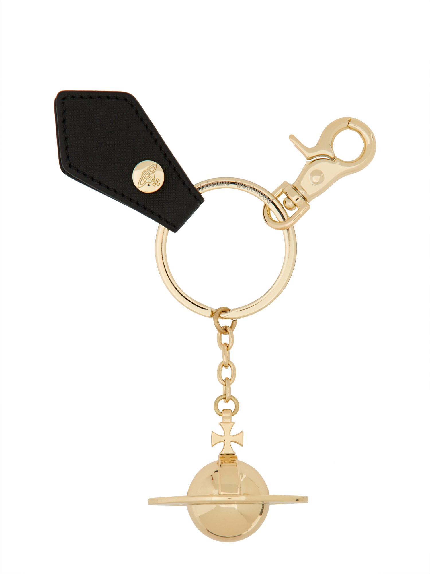 Vivienne Westwood vivienne westwood keychain "orb" 3d metal light gold