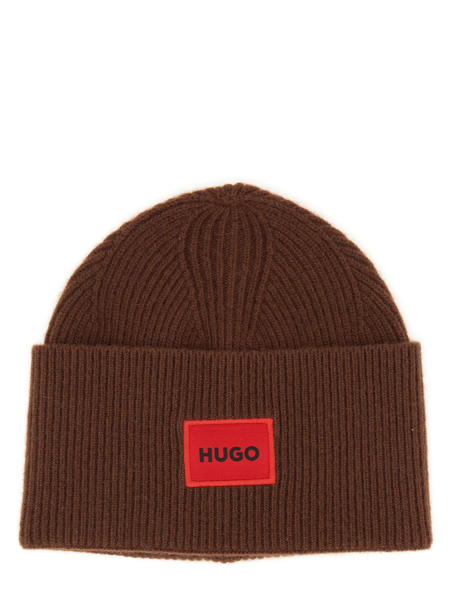 Hugo hugo beanie hat with logo