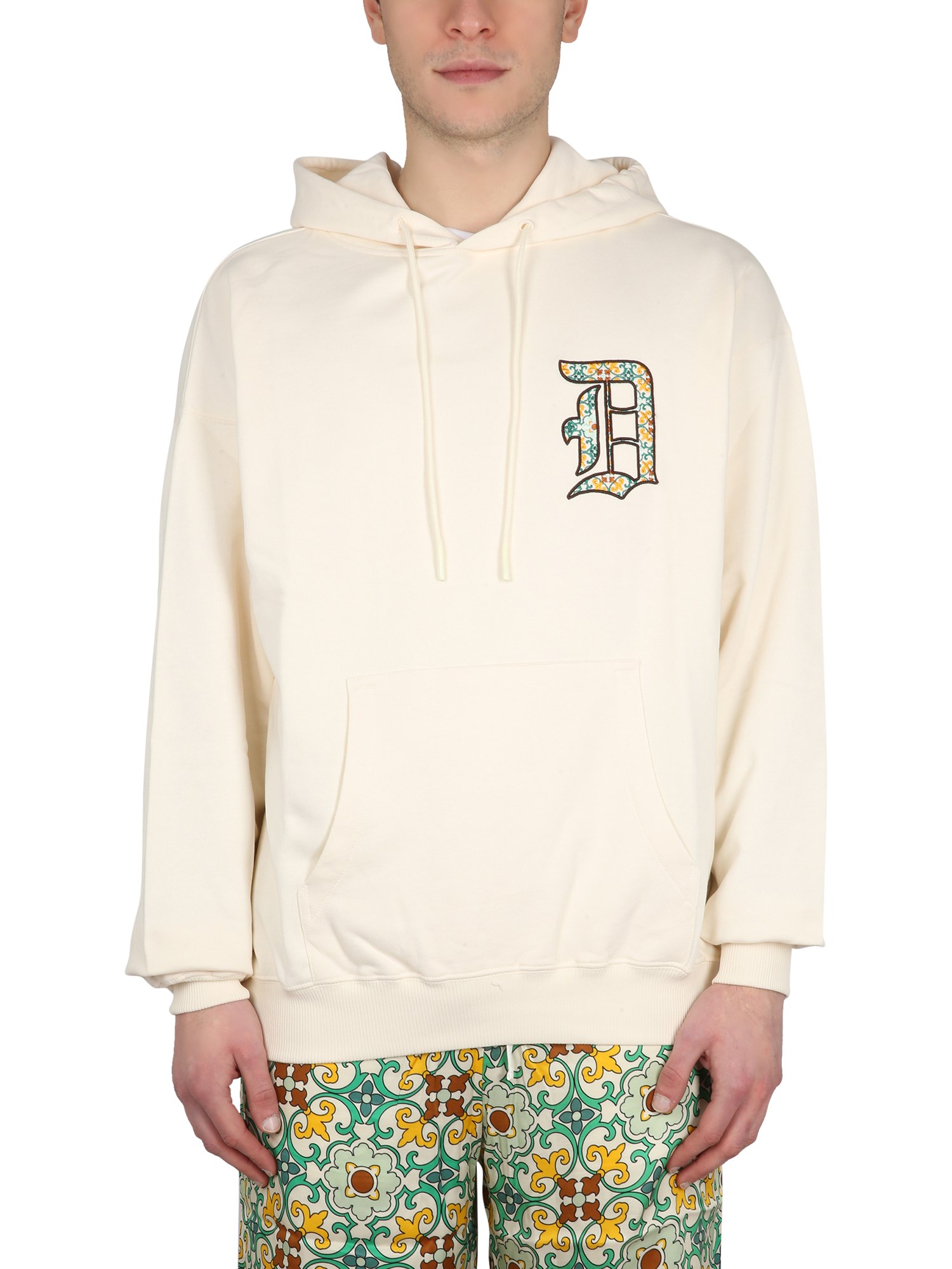 Drôle de Monsieur drôle de monsieur hooded sweatshirt with logo