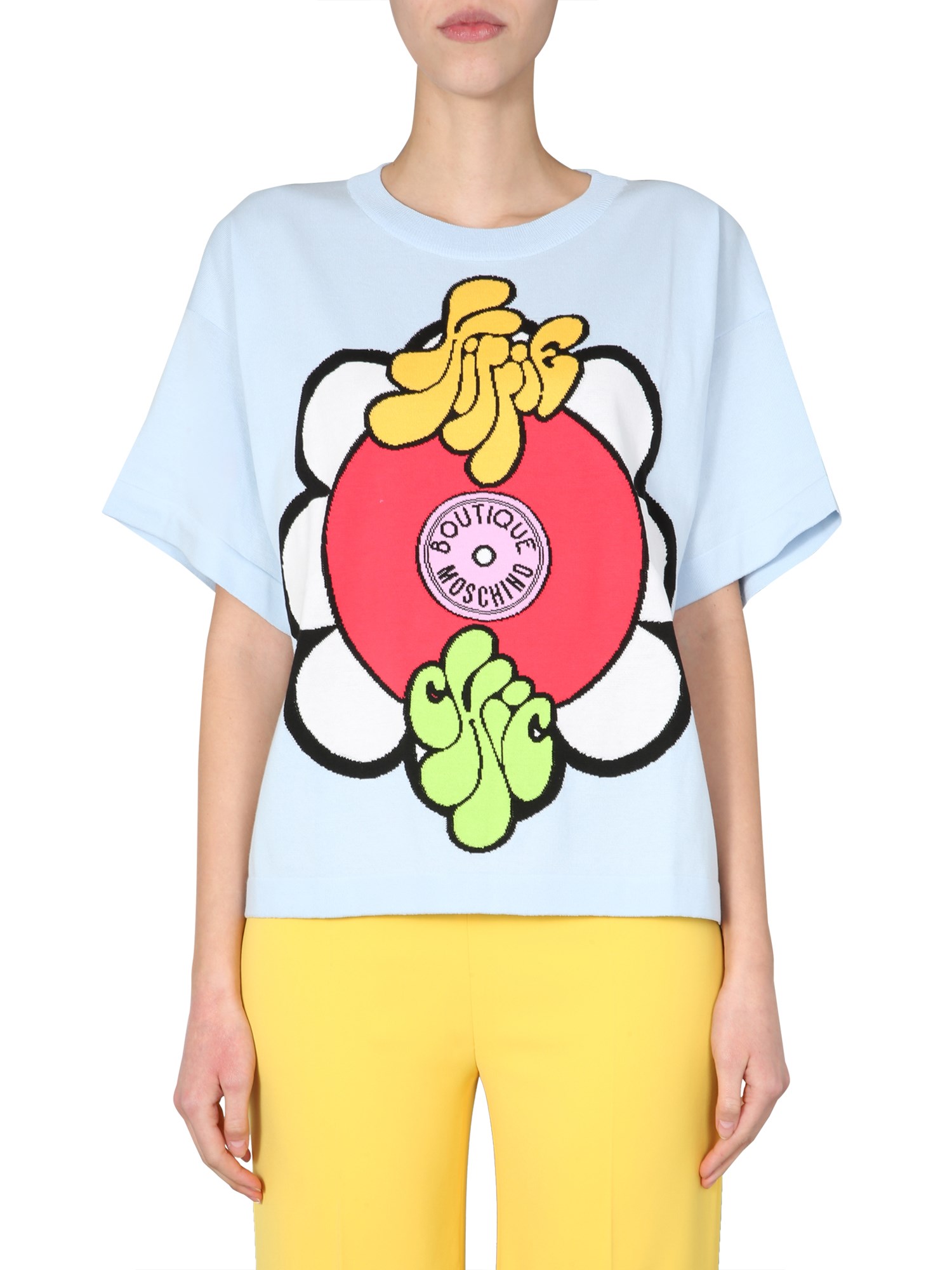 Boutique Moschino boutique moschino round neck t-shirt