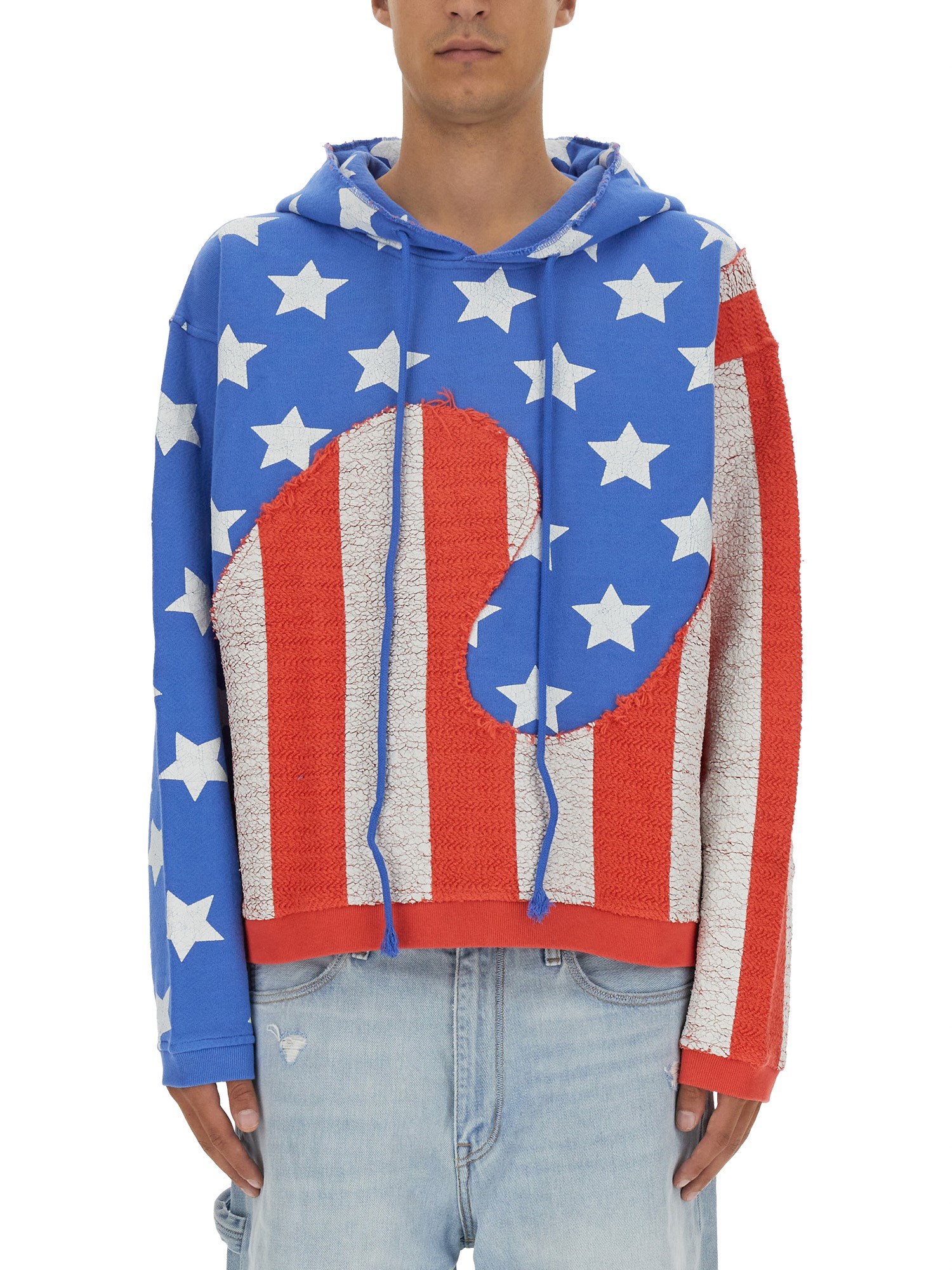 ERL erl "stars and stripes swirl" sweatshirt