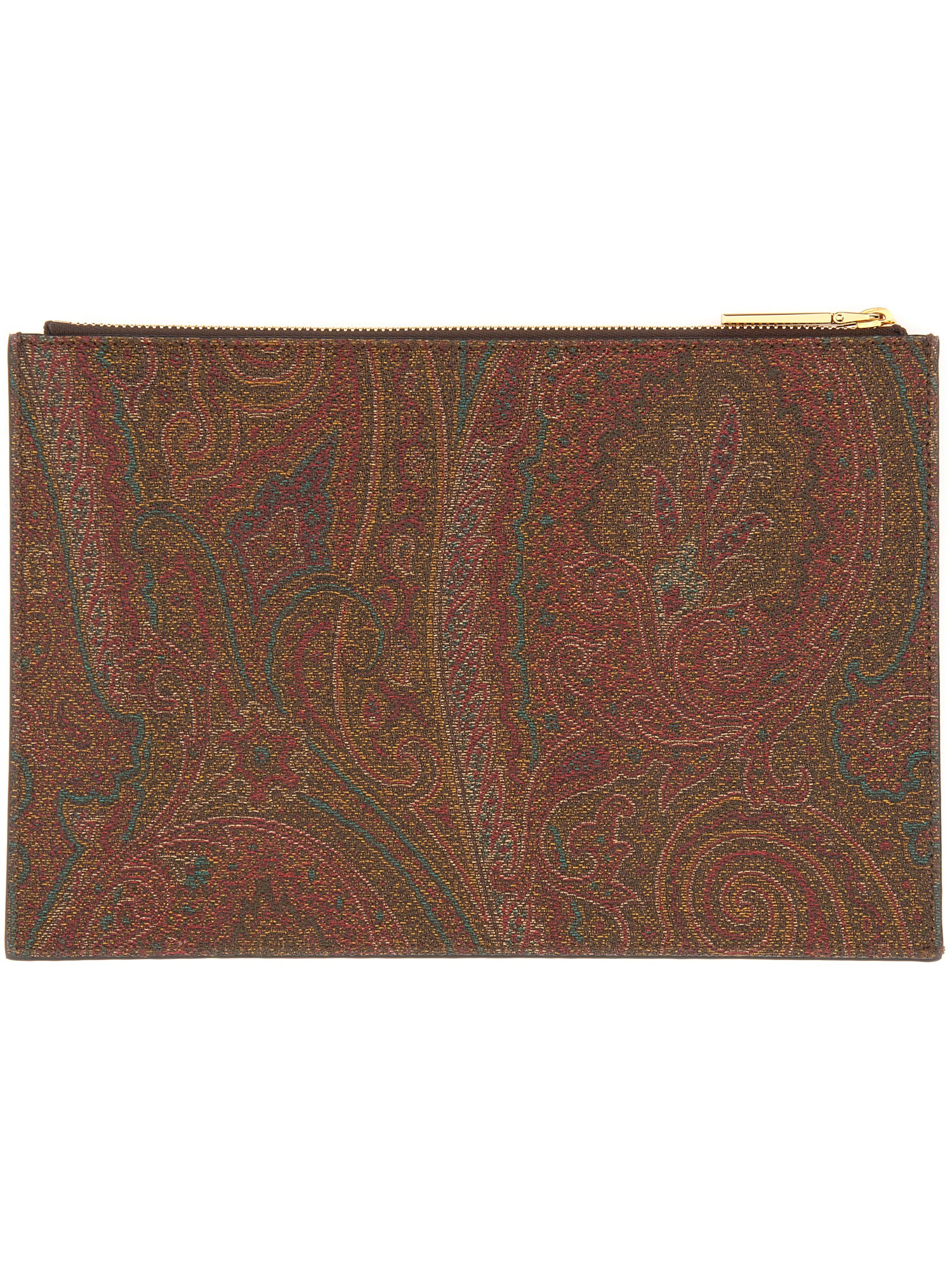 Etro etro paisley jacquard medium pouch