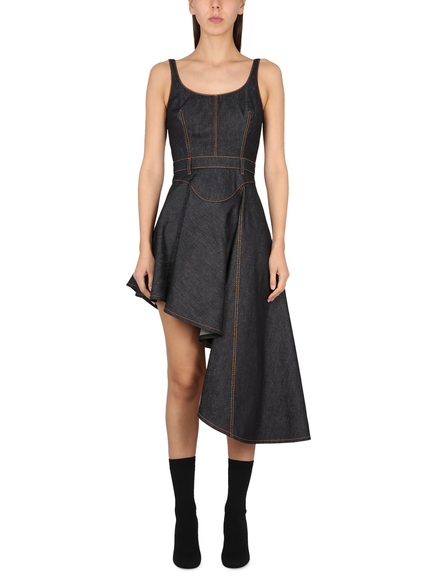 Alexander McQueen alexander mcqueen denim dress