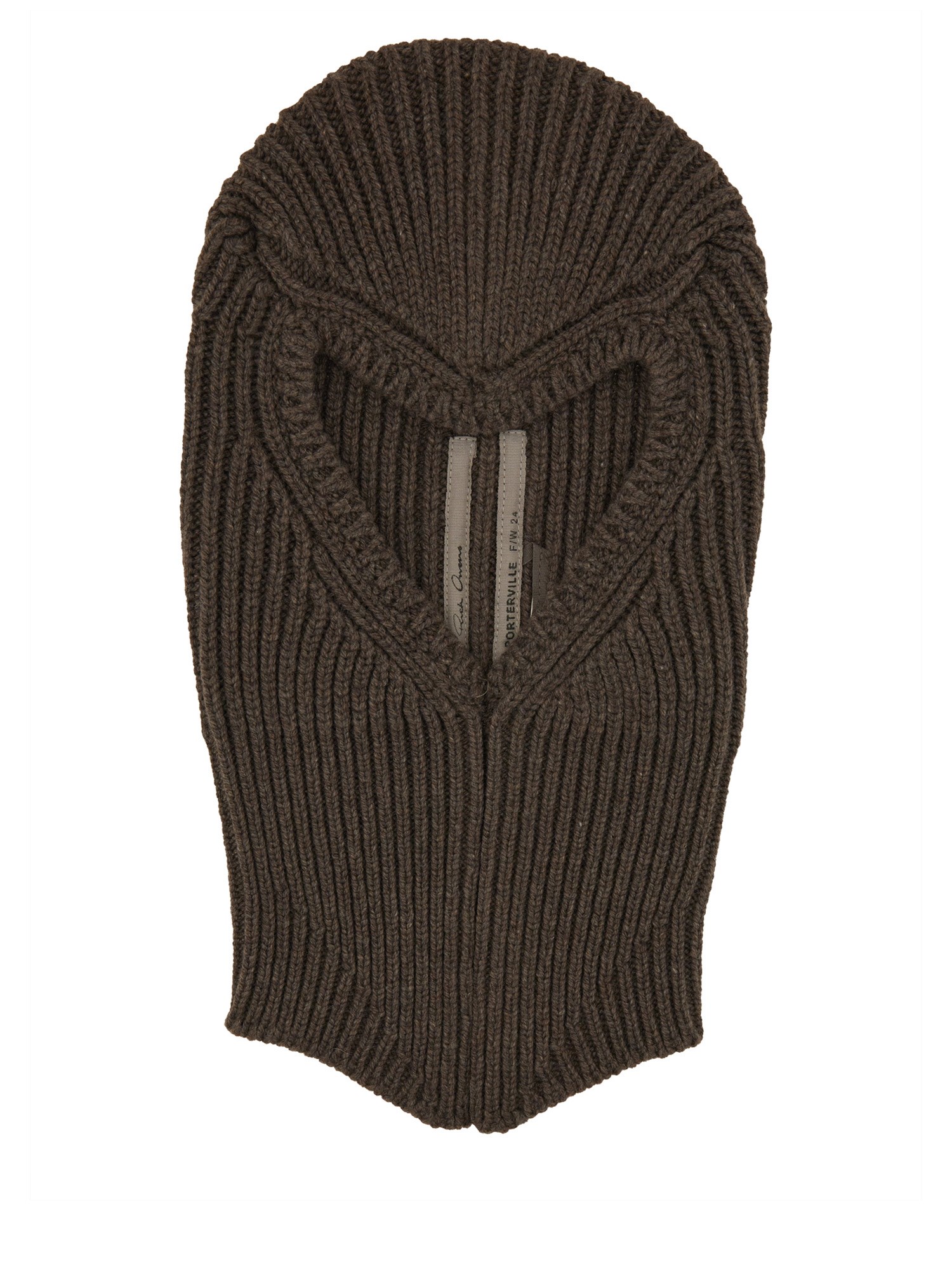 Rick Owens rick owens knitted balaclava