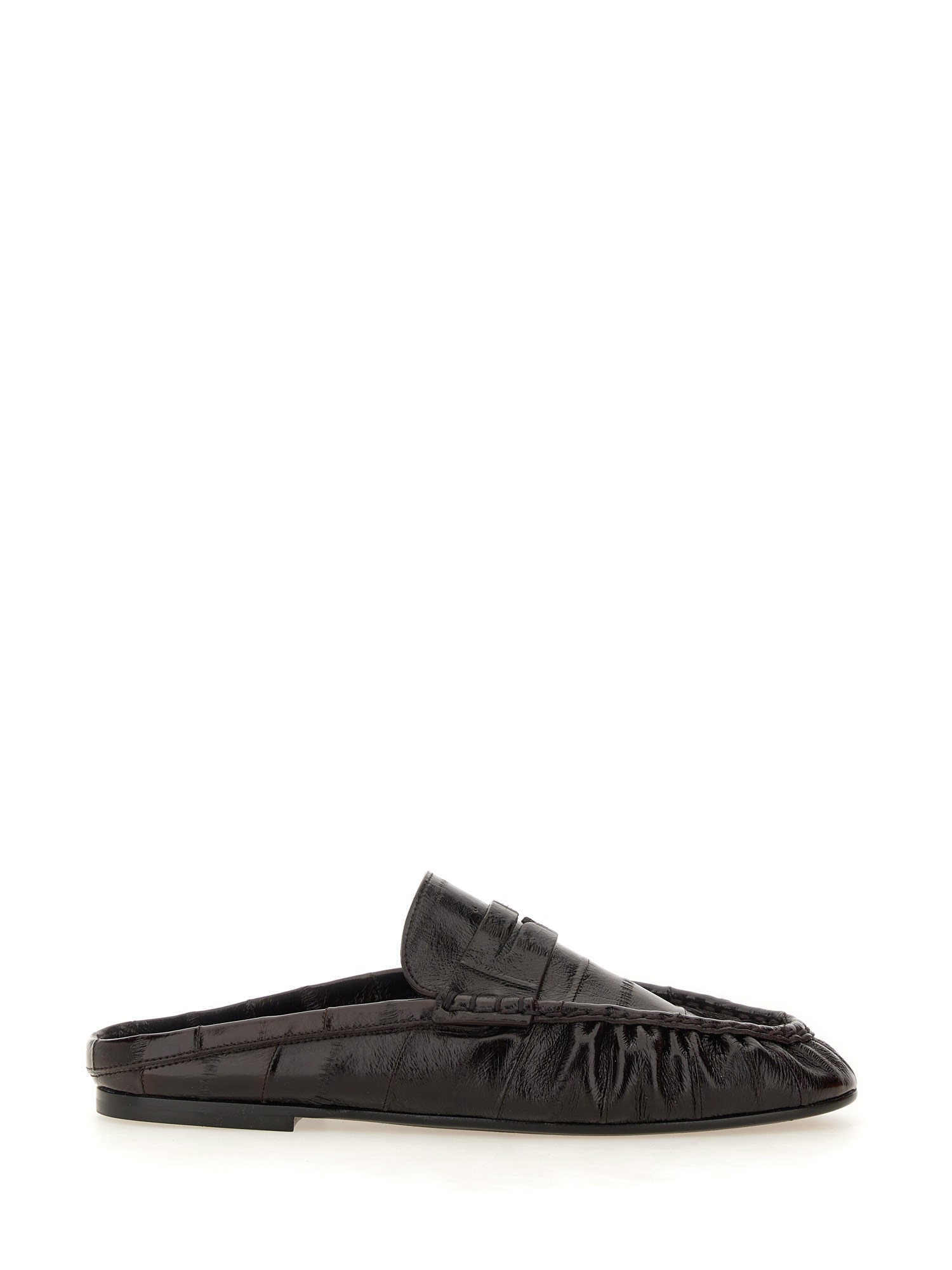 Saint Laurent saint laurent mule le loafer in eel