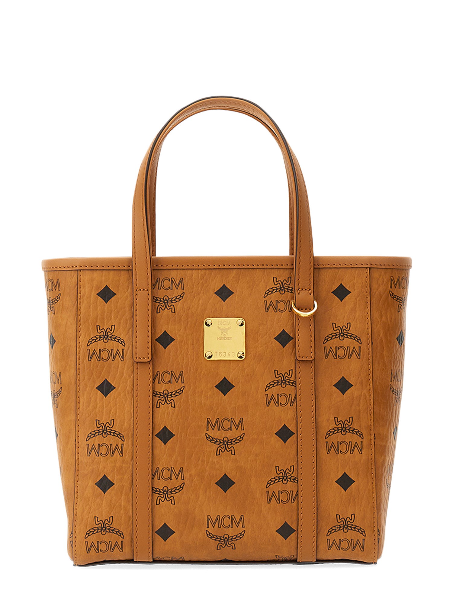 Mcm mcm aren mini shopper bag