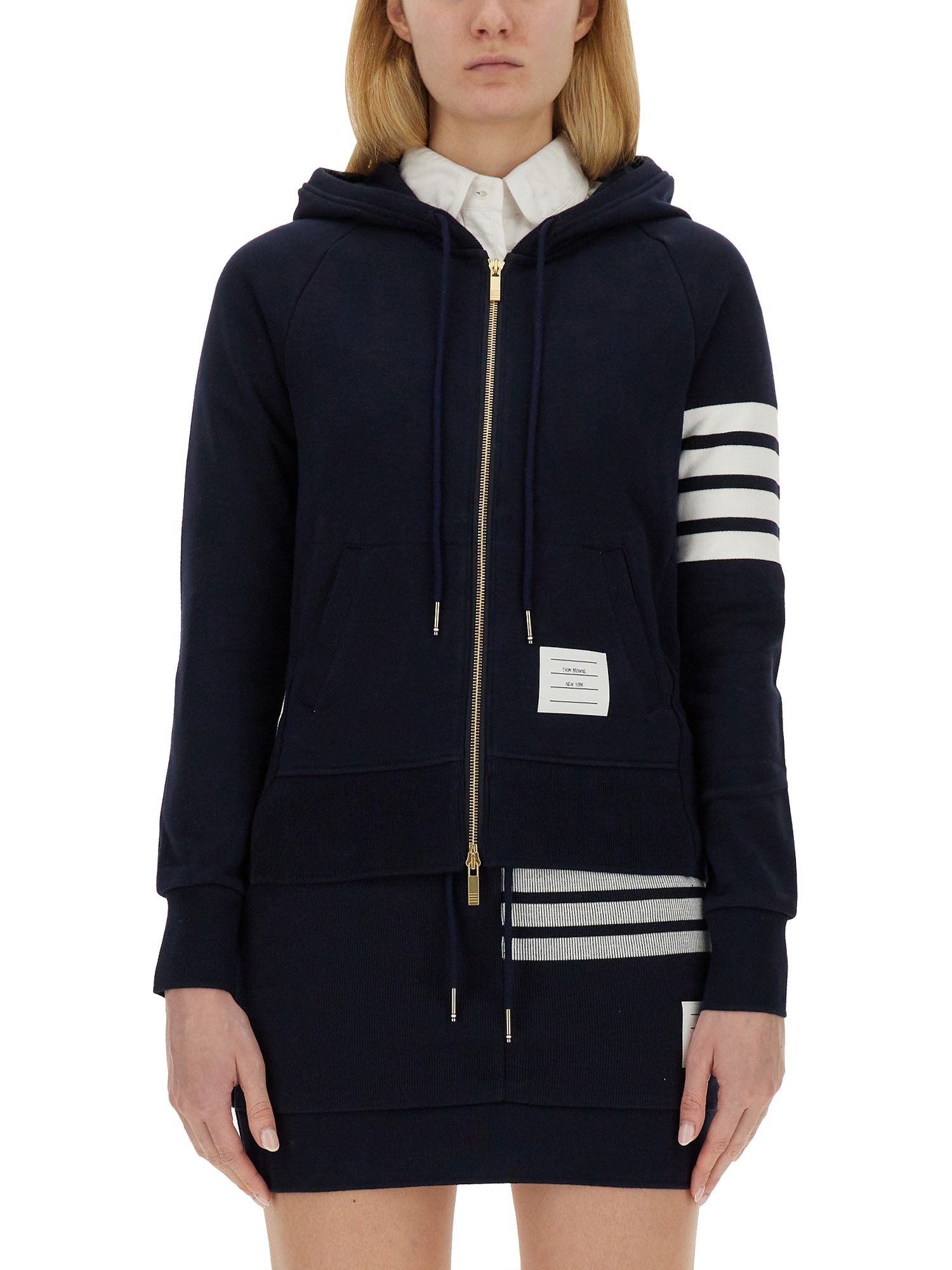 Thom Browne thom browne zipper hoodie