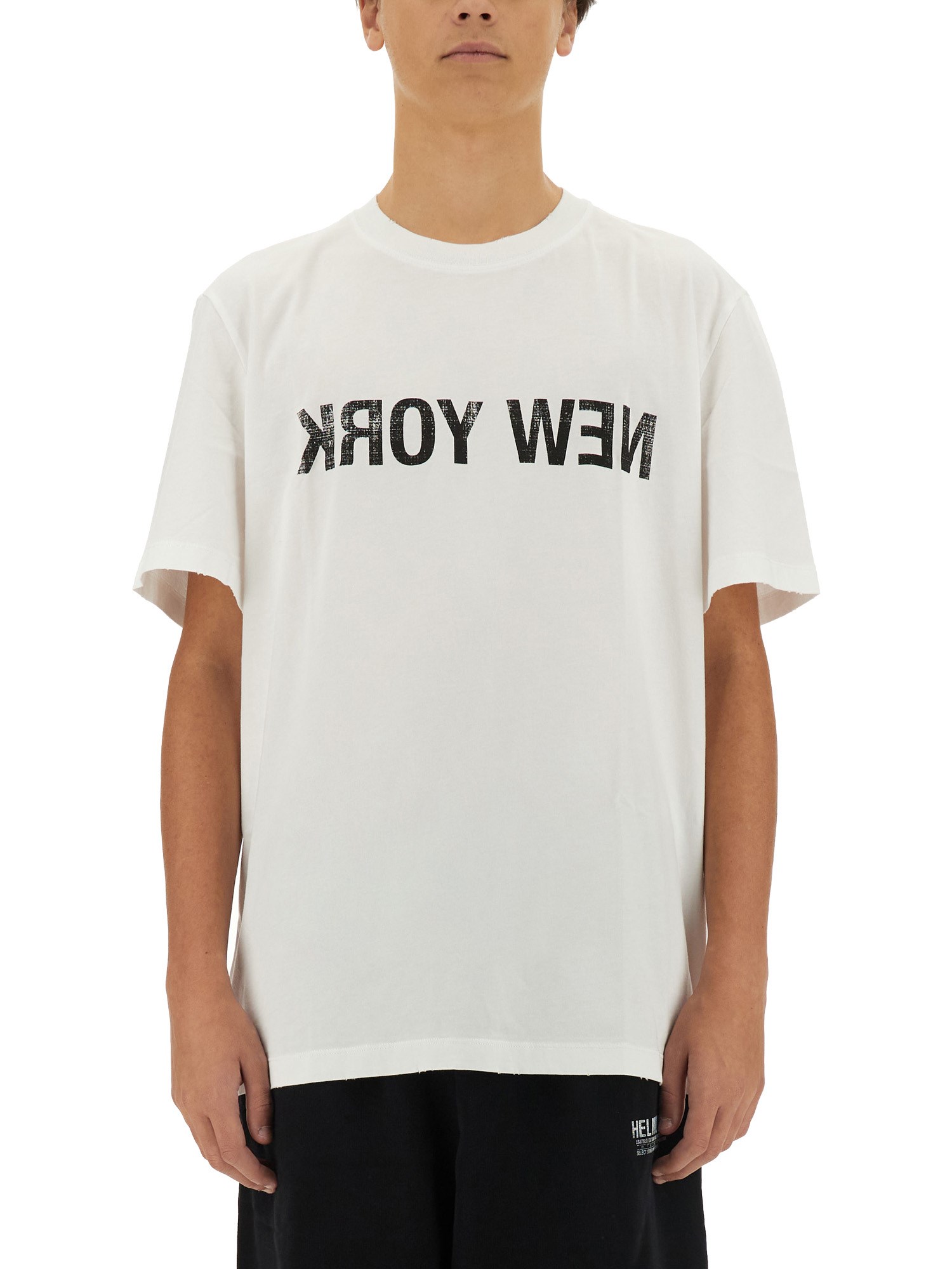 Helmut Lang helmut lang t-shirt with logo