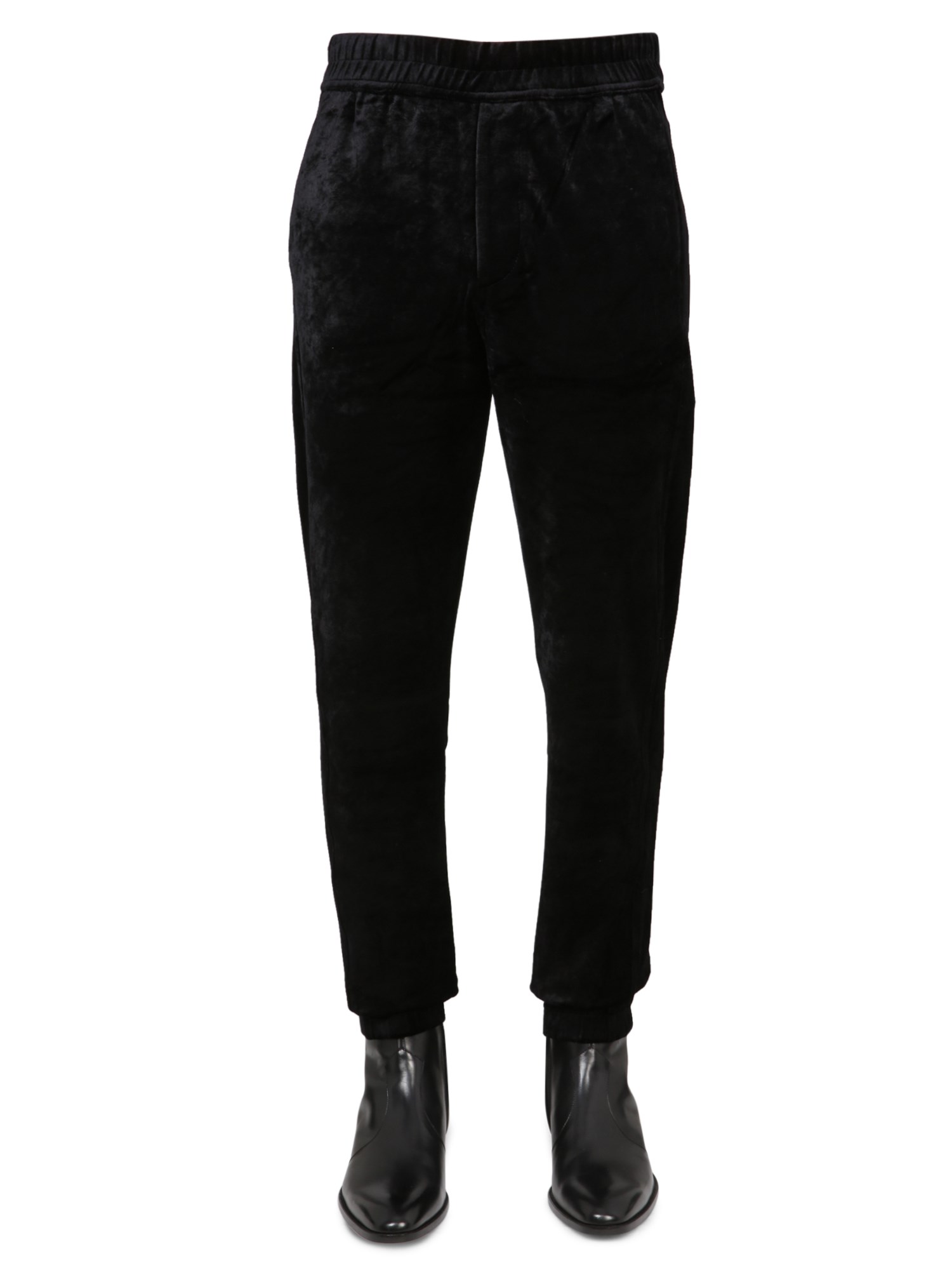 Saint Laurent saint laurent velvet jersey sport pants