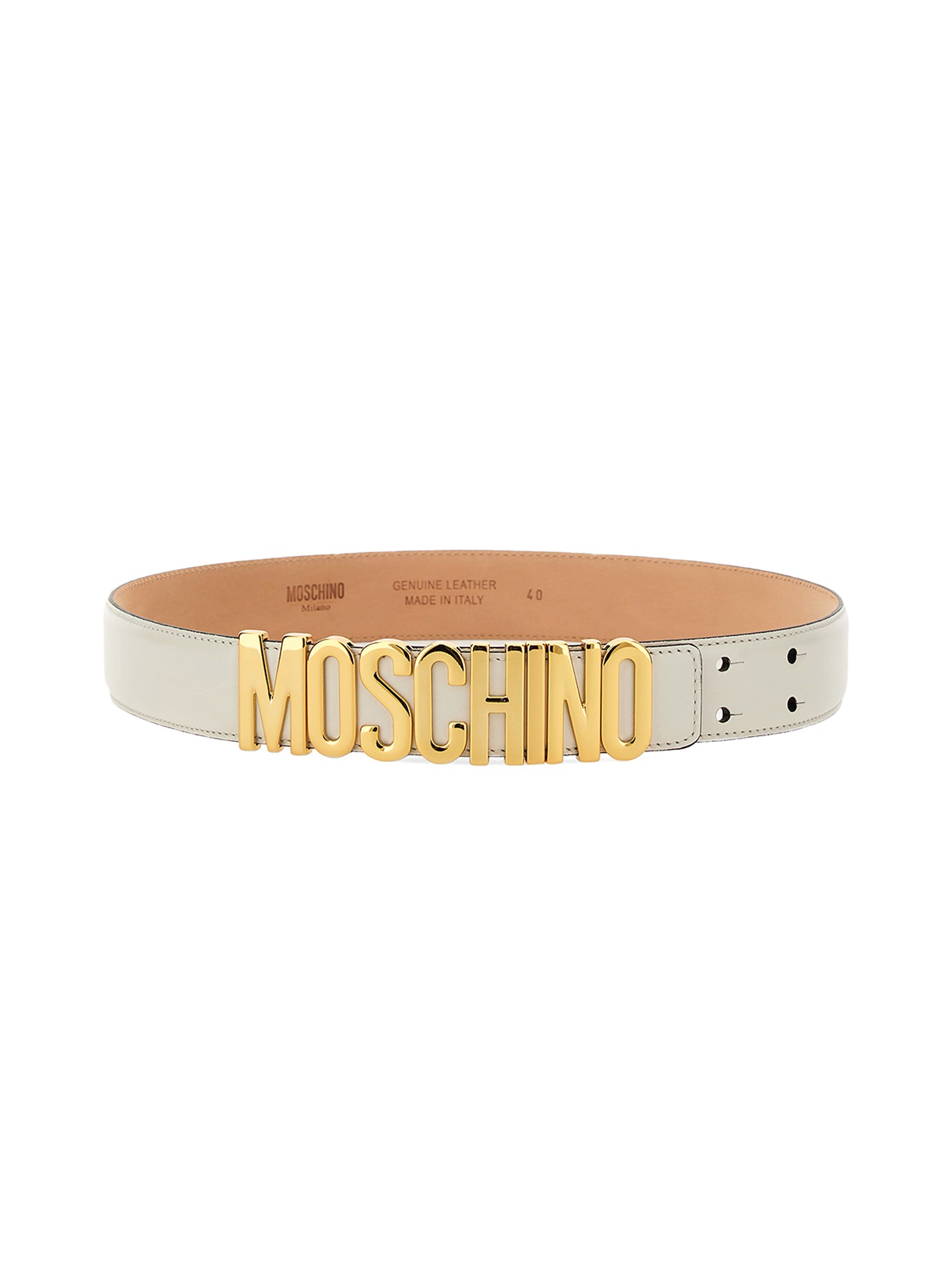 Moschino moschino leather belt