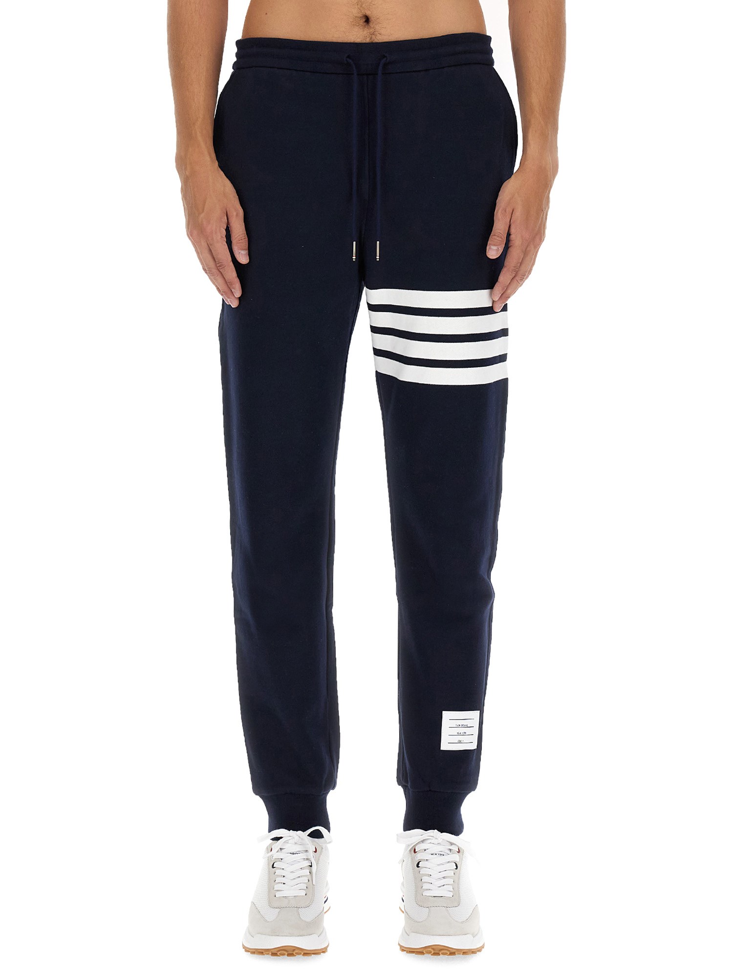 Thom Browne thom browne 4bar stripe print jogging pants