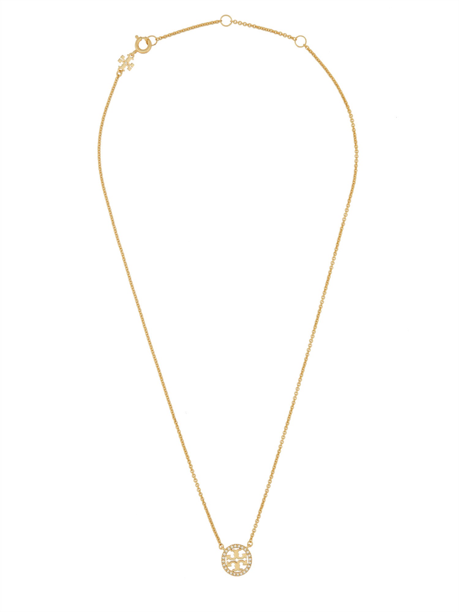 Tory Burch tory burch pave "miller" necklace