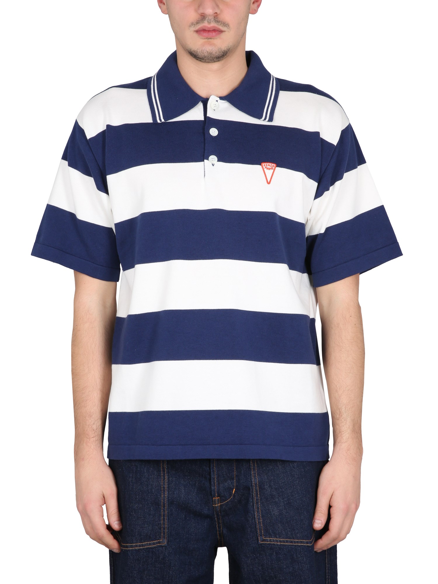 Kenzo kenzo polo shirt 'nautical stripes'