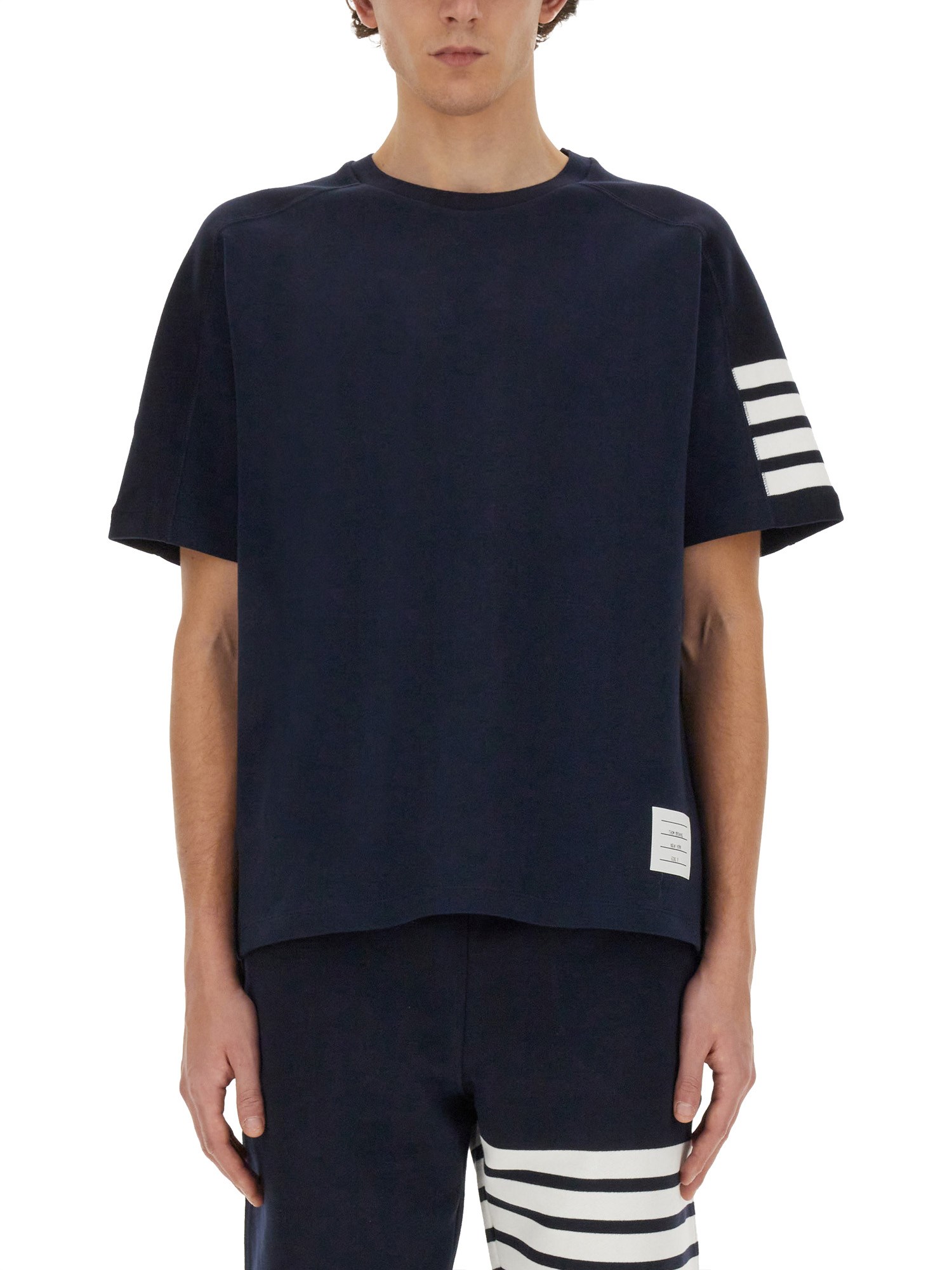 Thom Browne thom browne "4 bar stripe" t-shirt