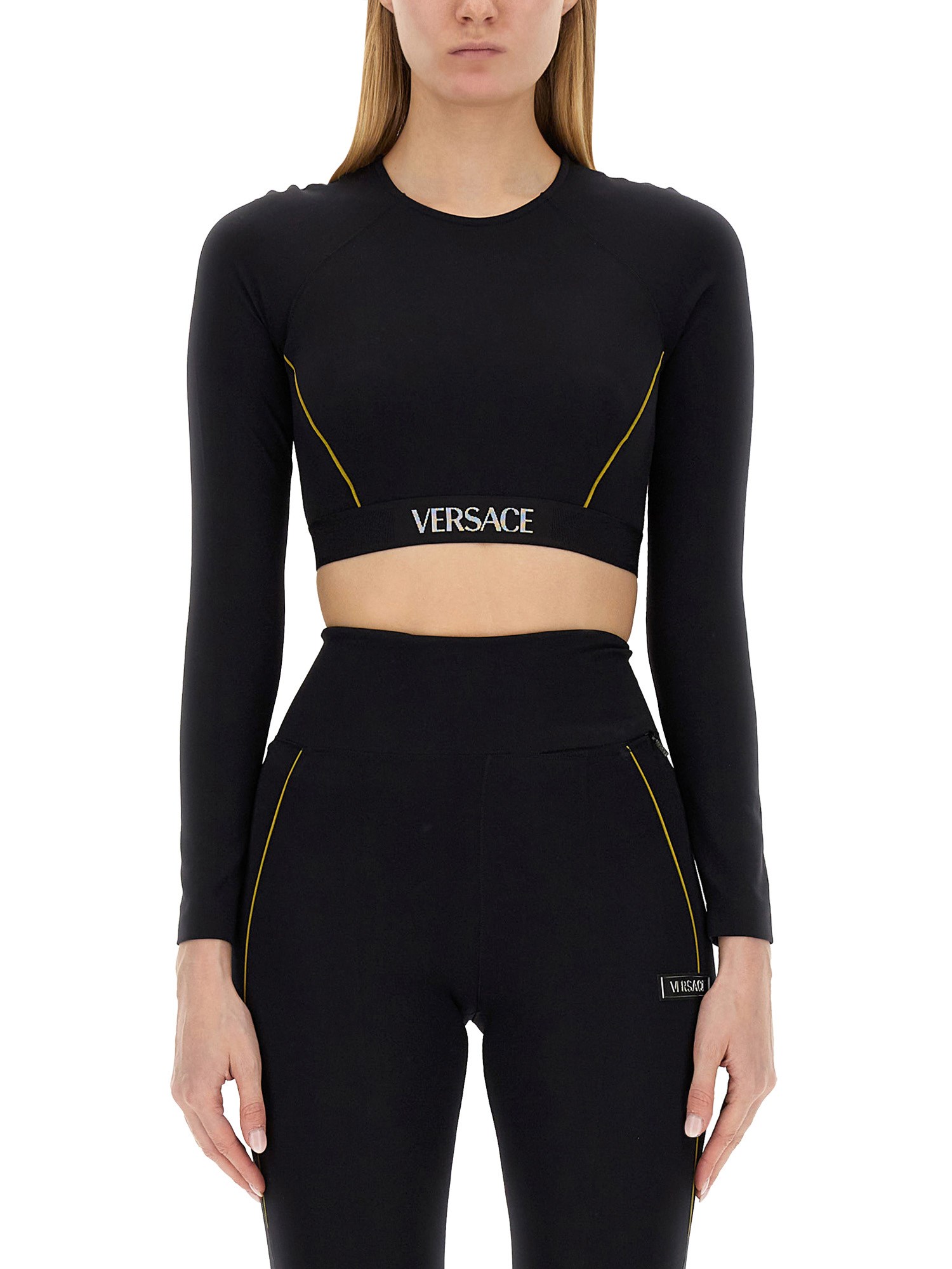 Versace versace tops with logo