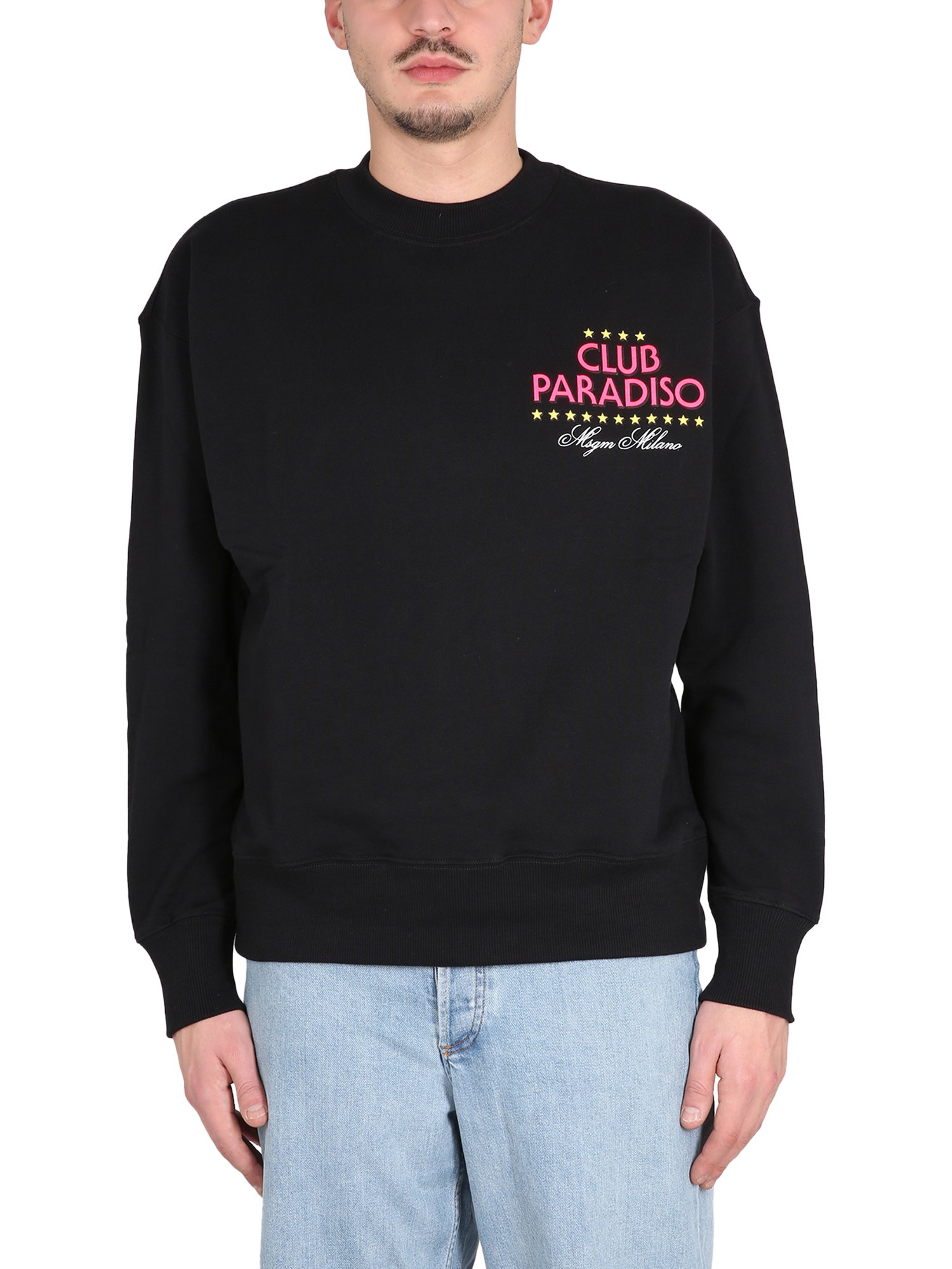 Msgm msgm sweatshirt with logo print