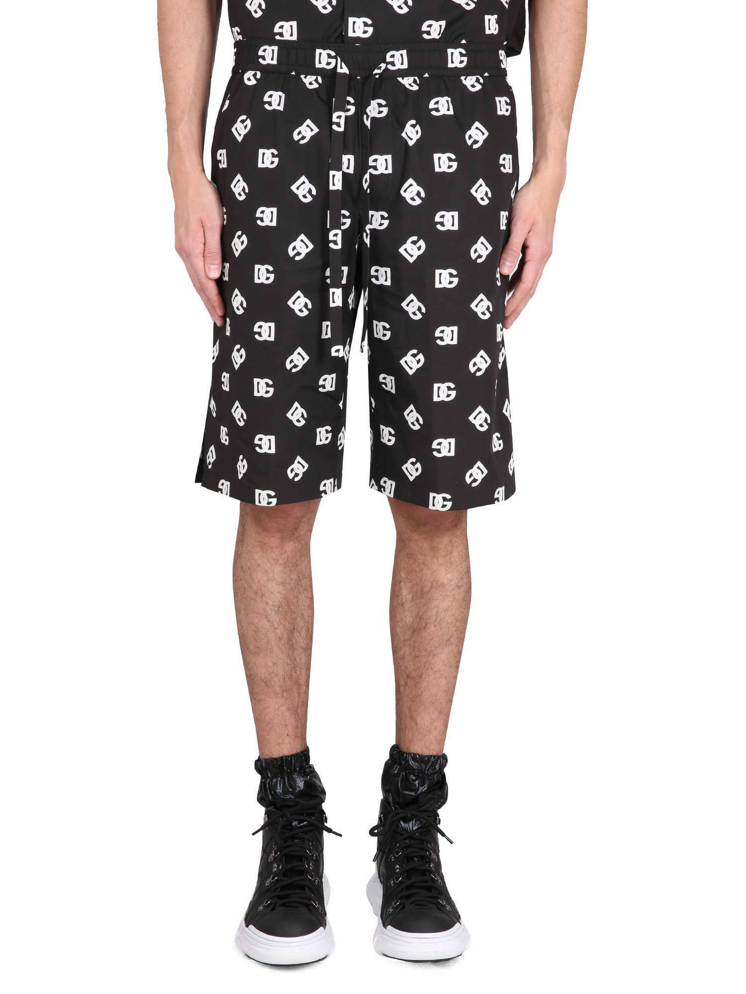 Dolce & Gabbana dolce & gabbana bermuda with logo print