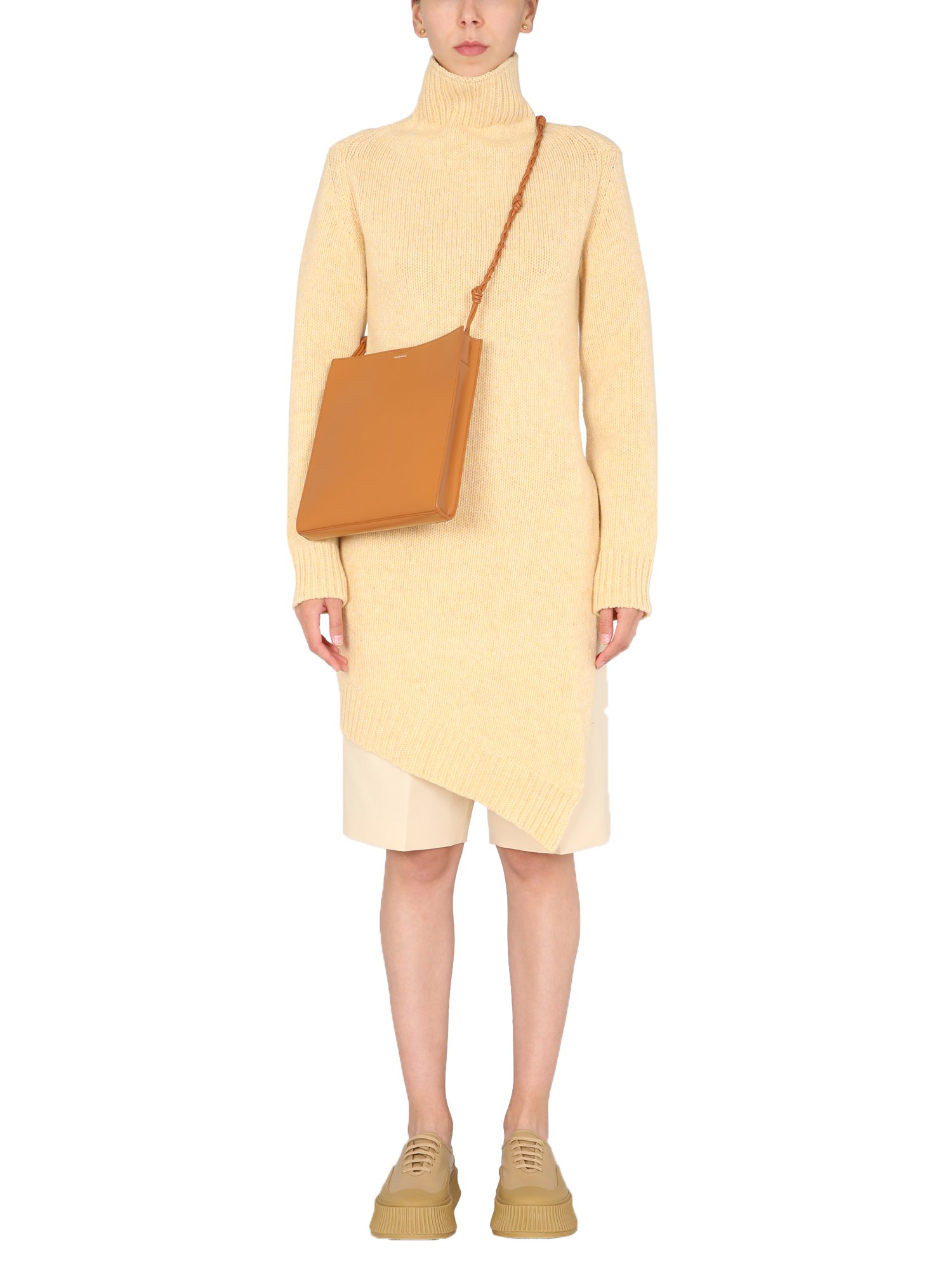 Jil Sander jil sander long asymmetric sweater