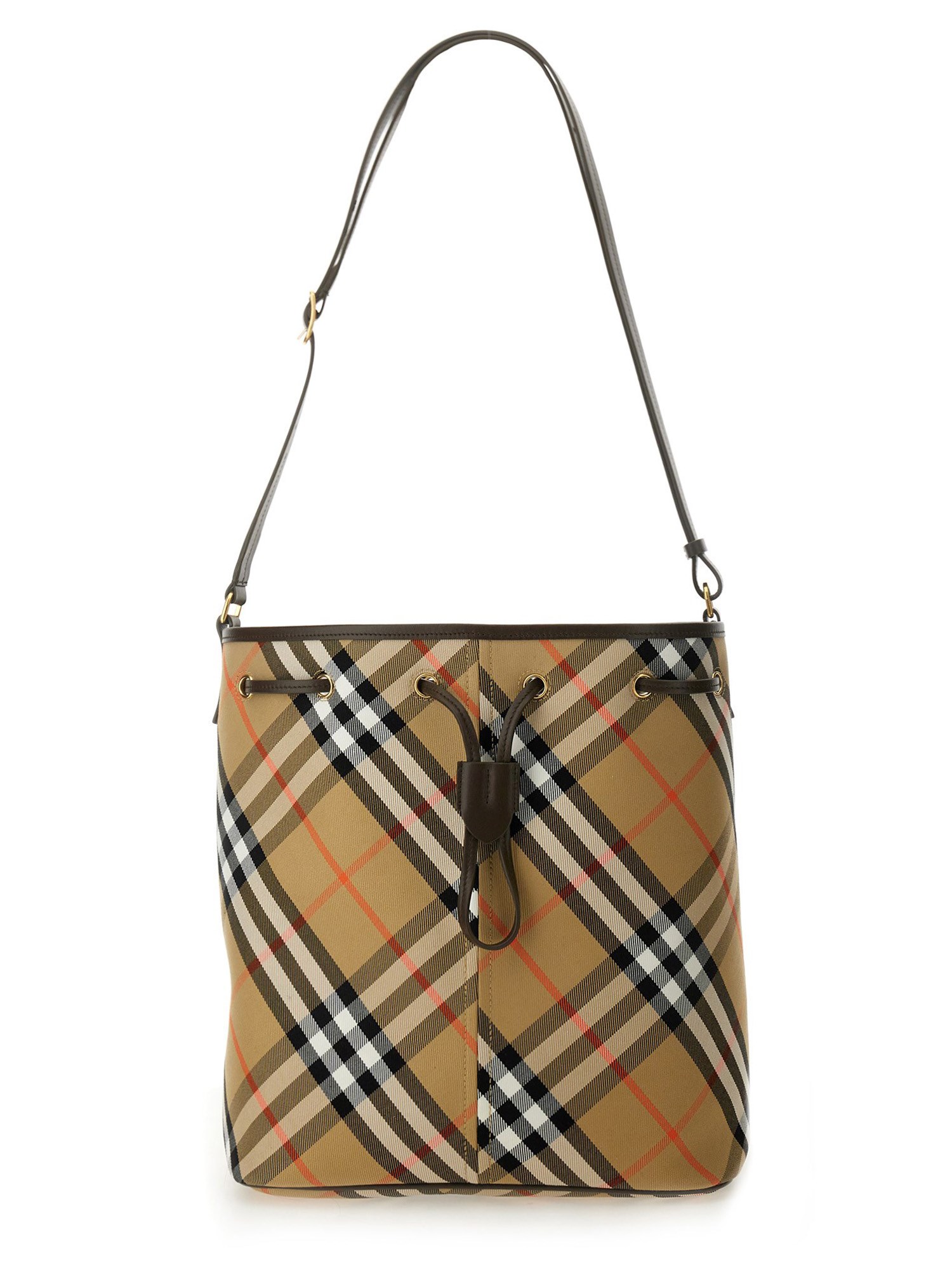 Burberry burberry check bucket bag