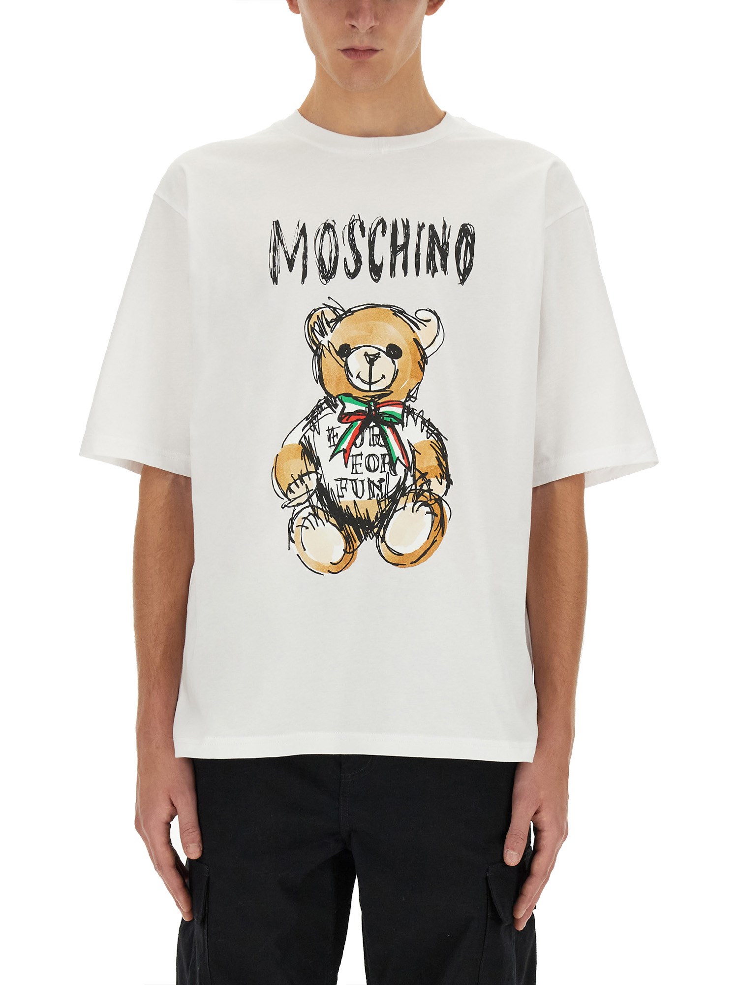 Moschino moschino logo print t-shirt