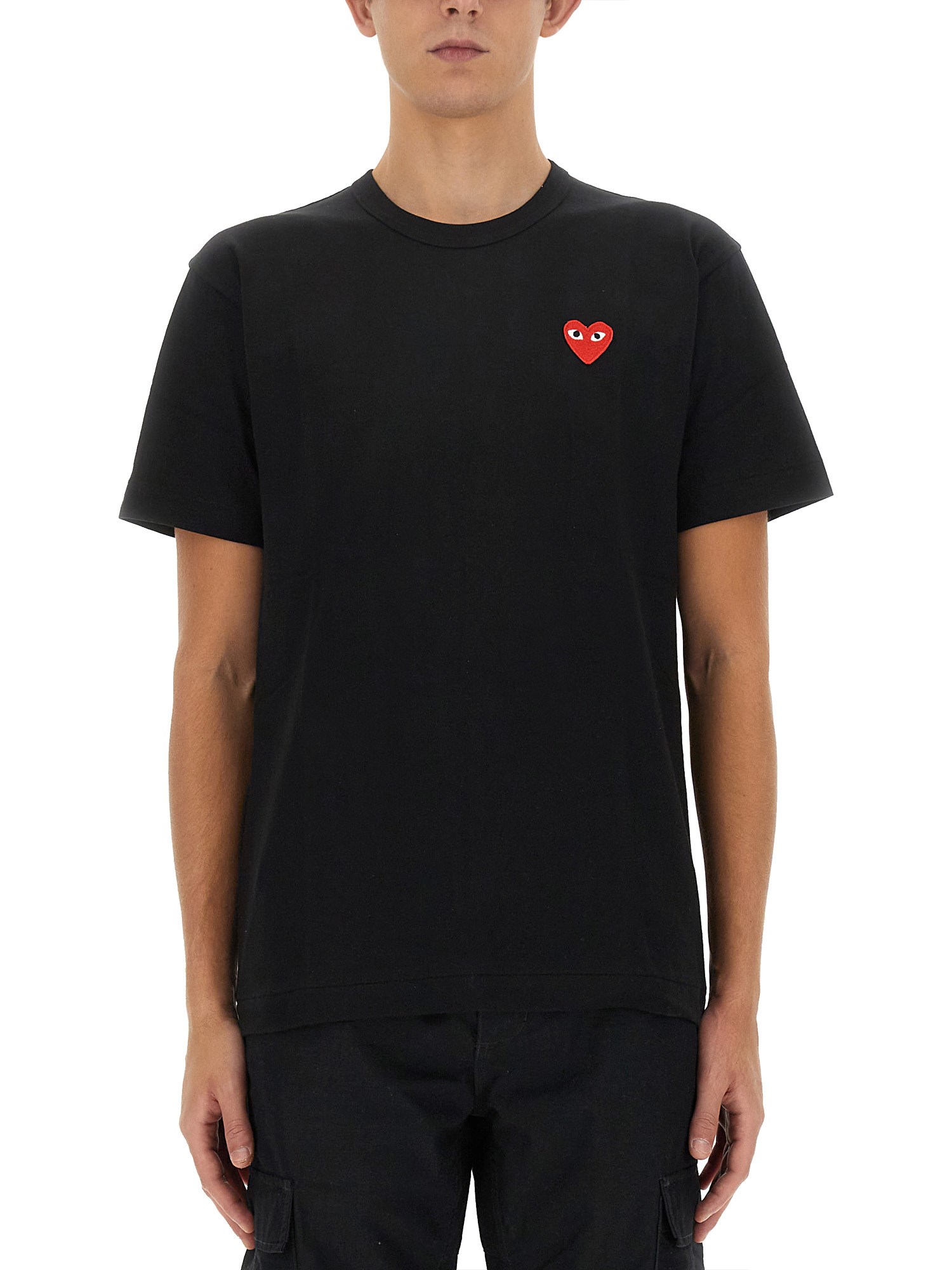 Comme Des Garçons Play comme des garcons play t-shirt with logo patch