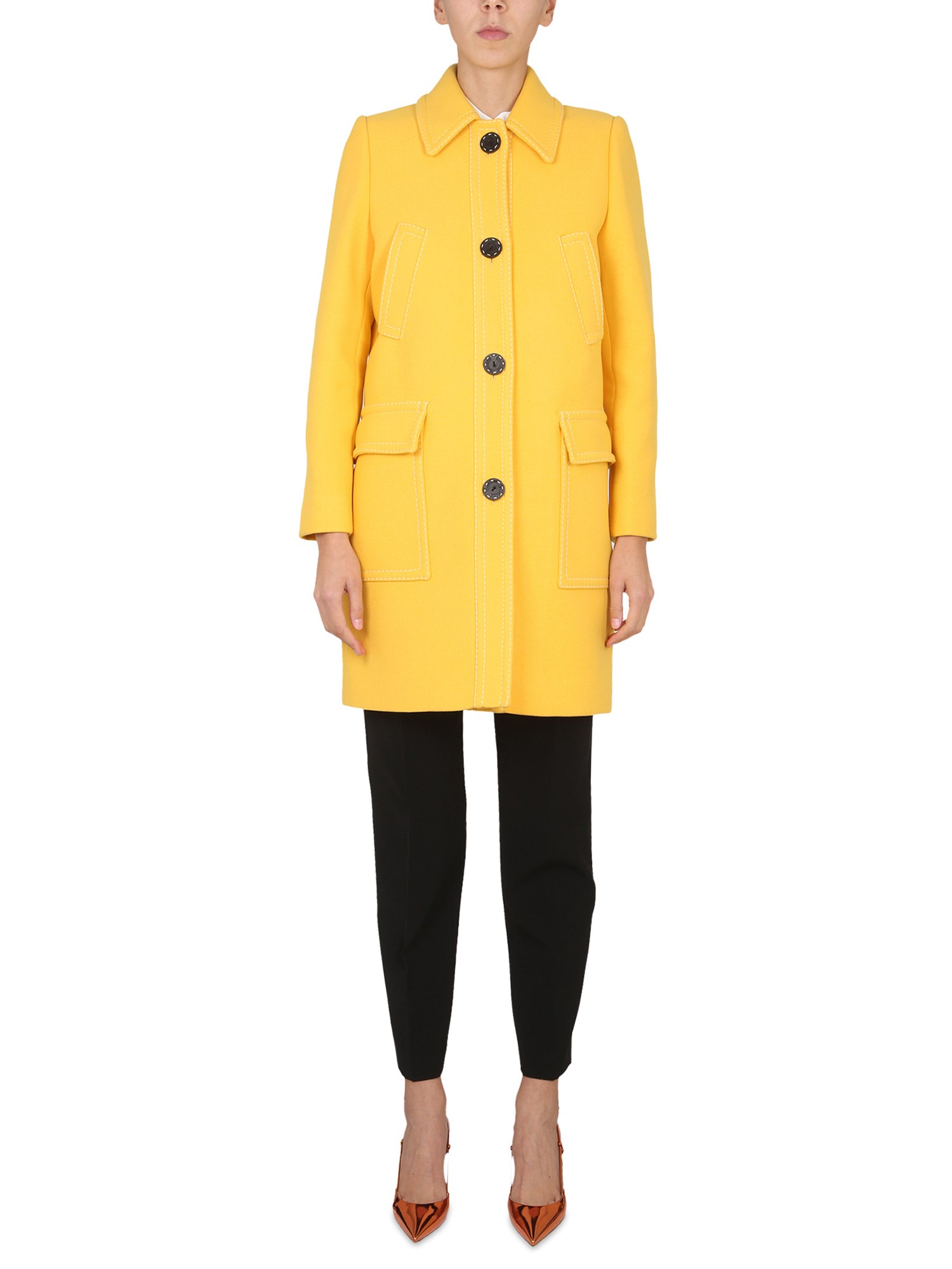 Boutique Moschino boutique moschino virgin wool coat