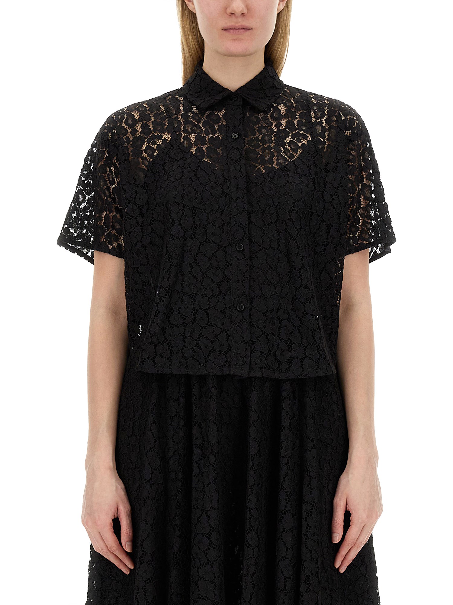  michael by michael kors lace shirt