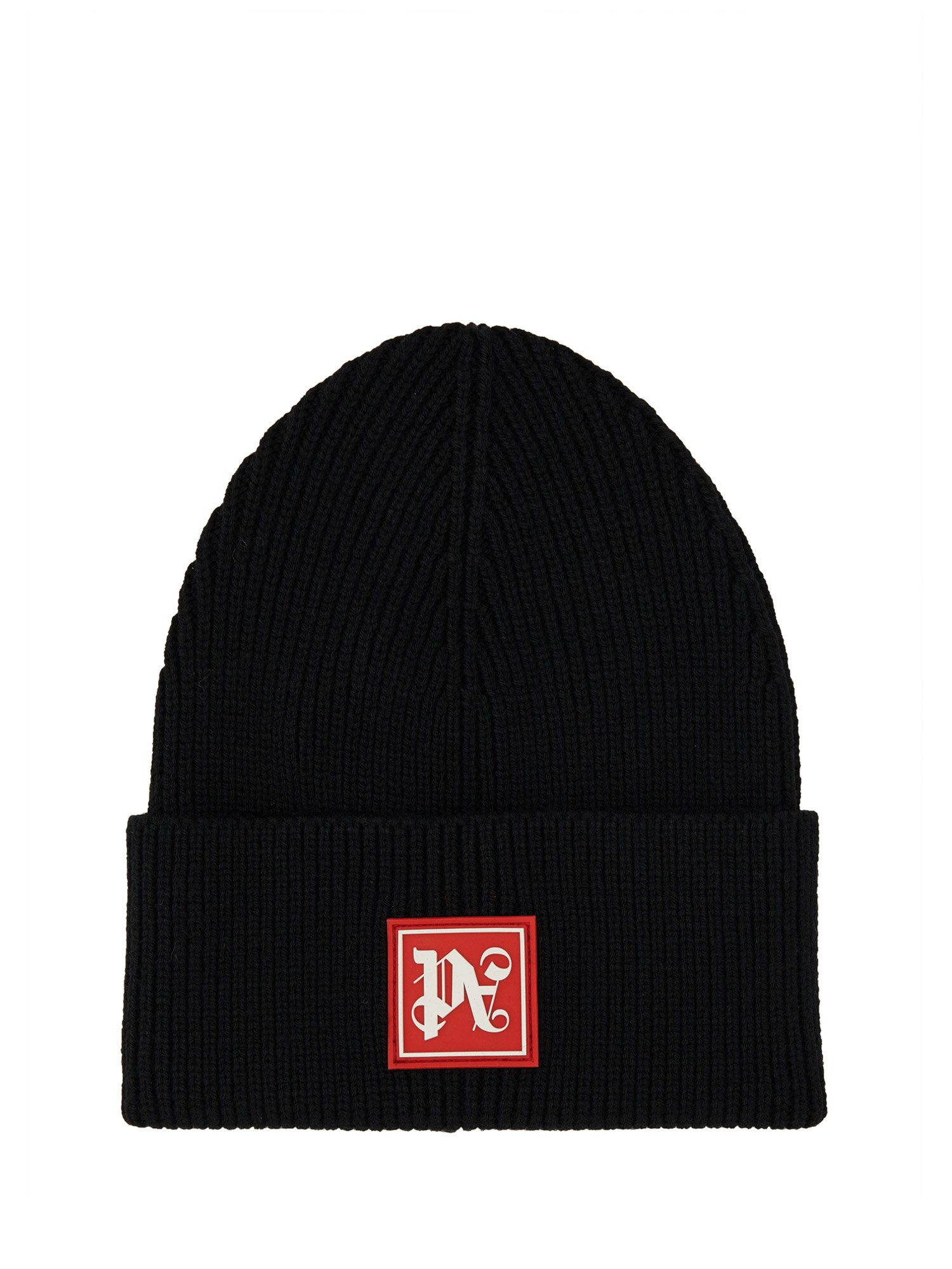 PALM ANGELS palm angels beanie hat with logo